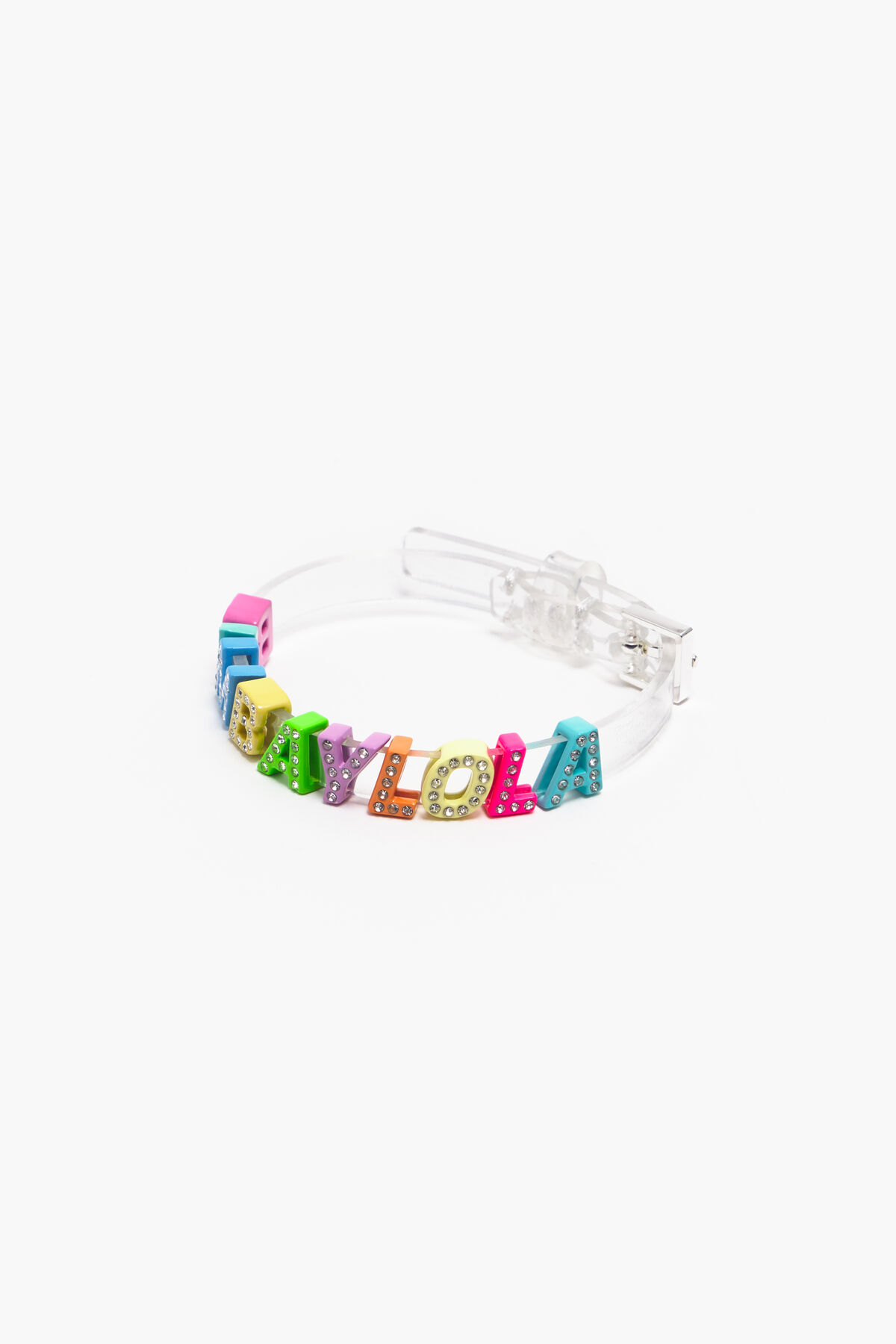 Pulsera letras logo transparente