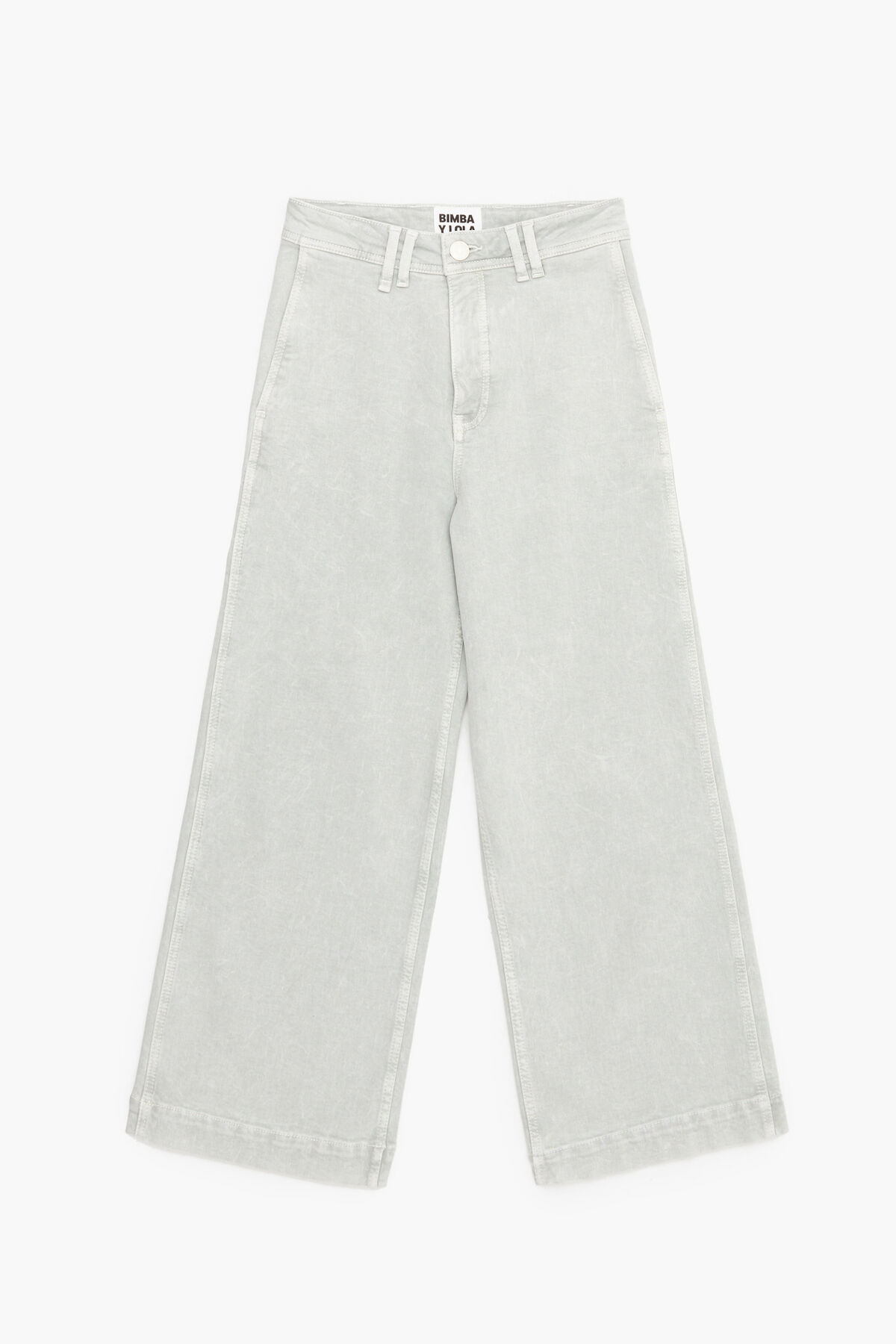 CULOTTE - Vaquero alto menta