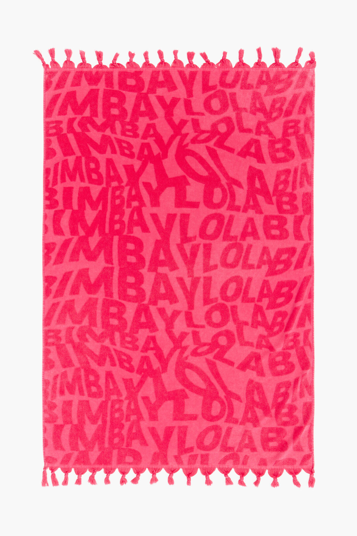 Toalla logo jacquard fucsia