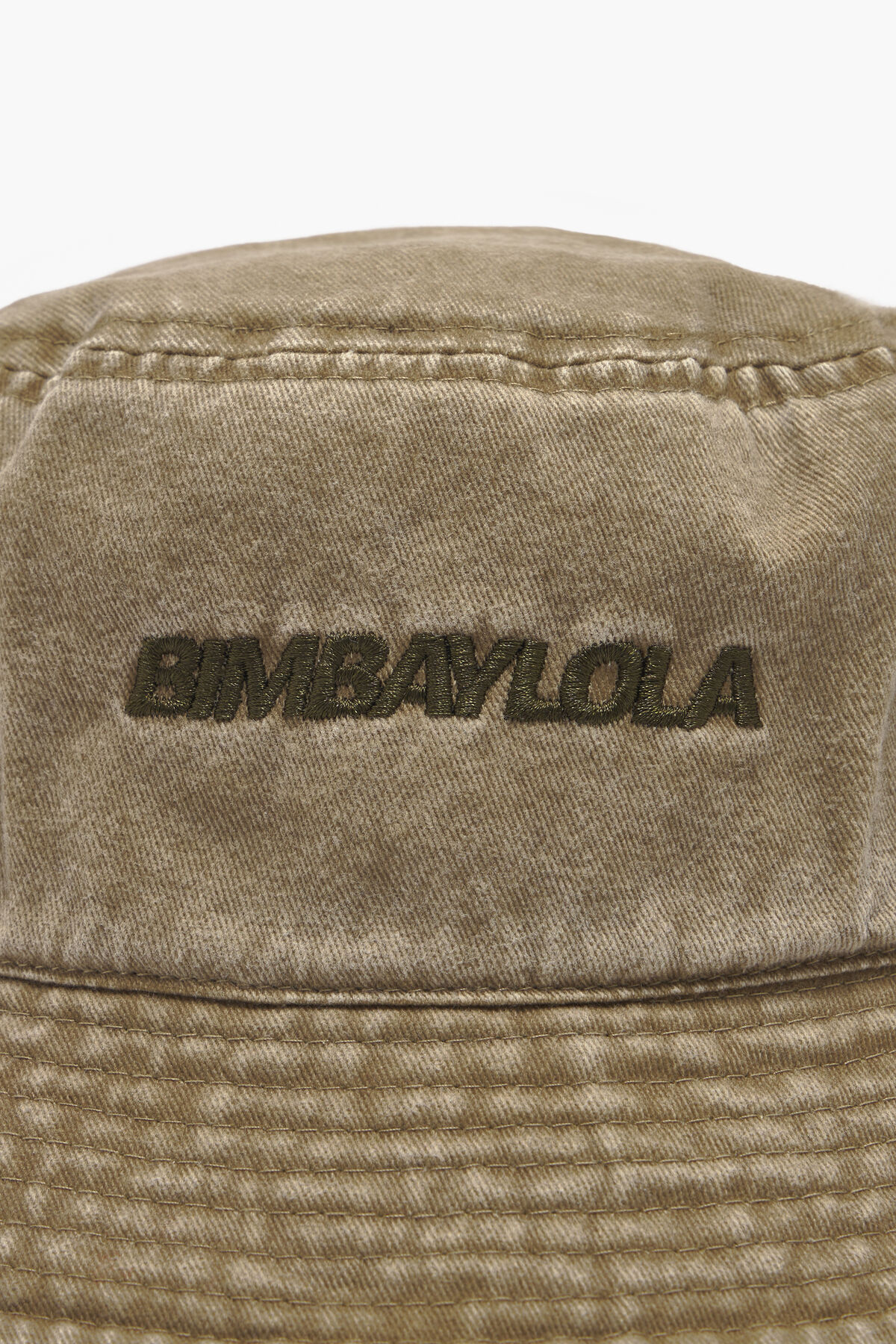 Gorro bucket algodón lavado caqui