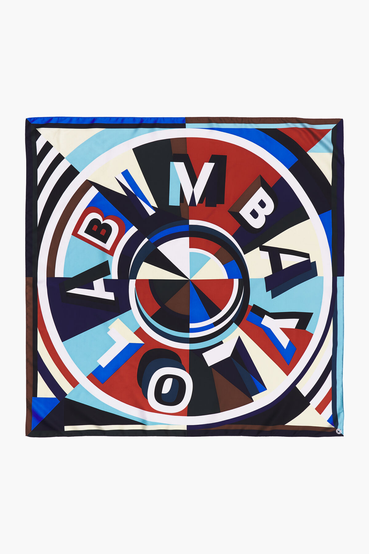 Pañuelo logo geométrico rojo