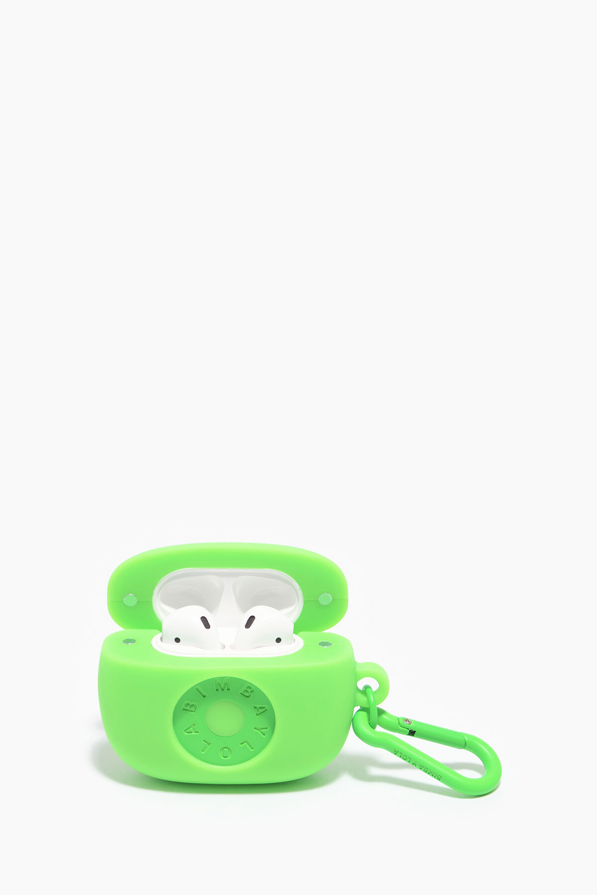 Estuche AirPods silicona logo verde