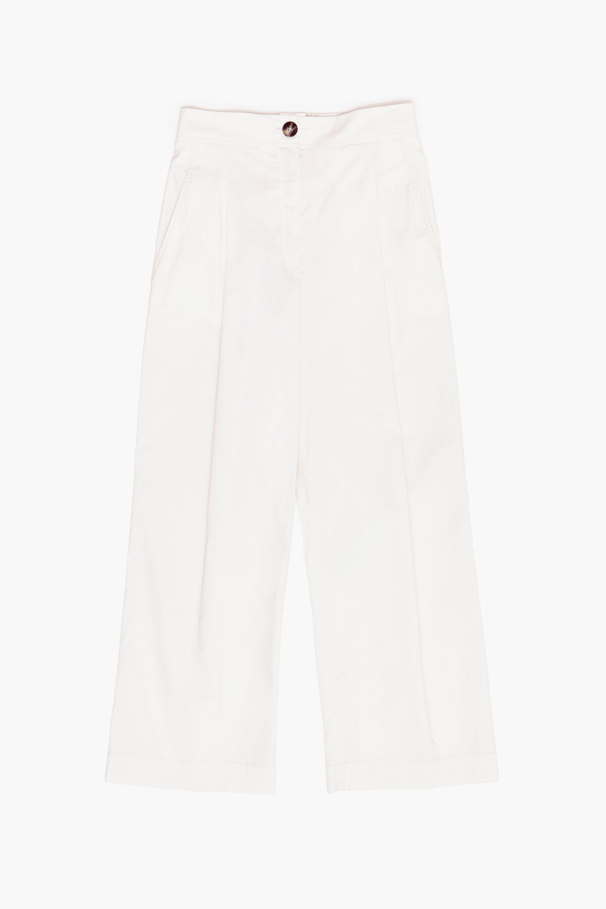 Pantalón popelín gris claro