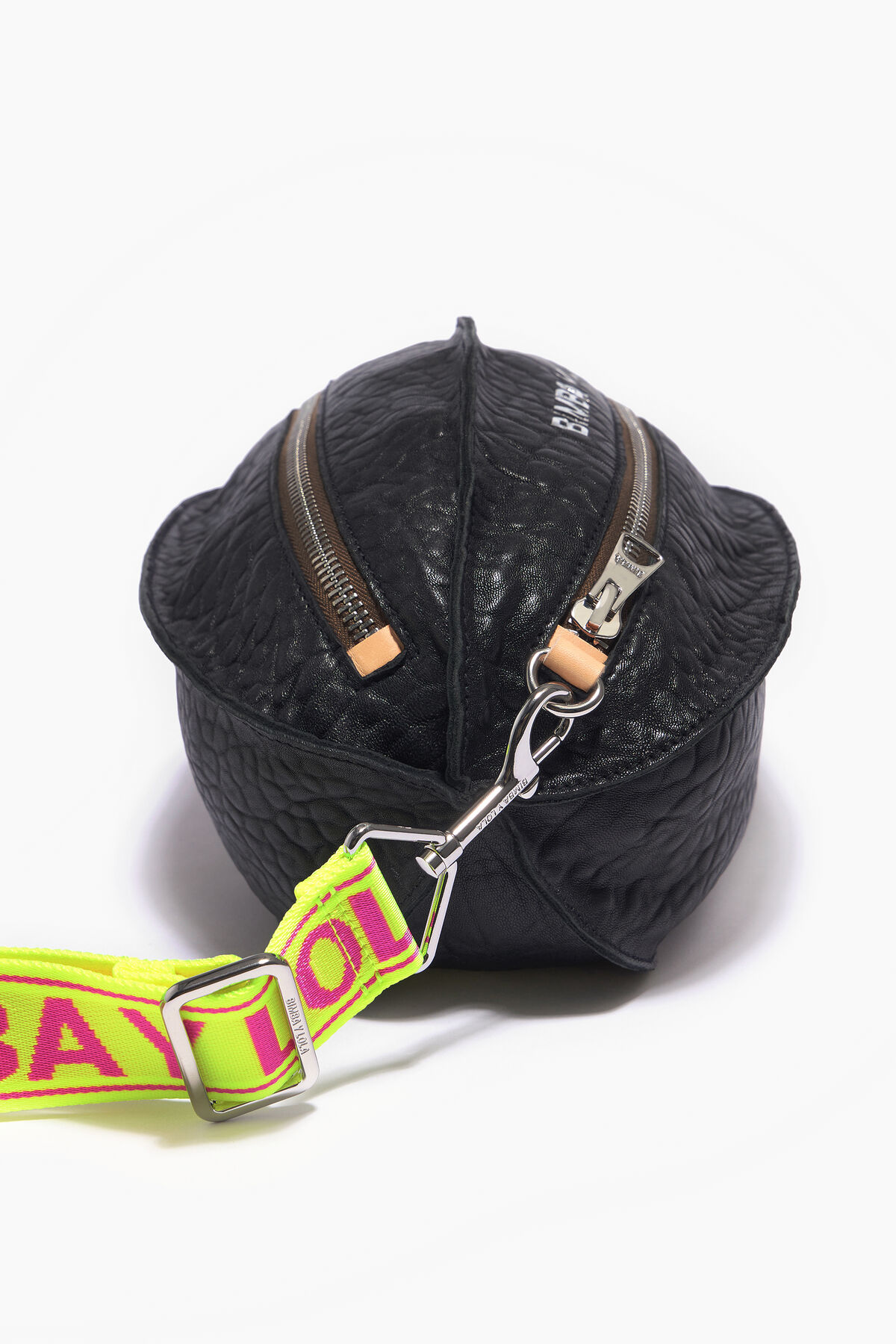 Bolso Pelota L piel negro