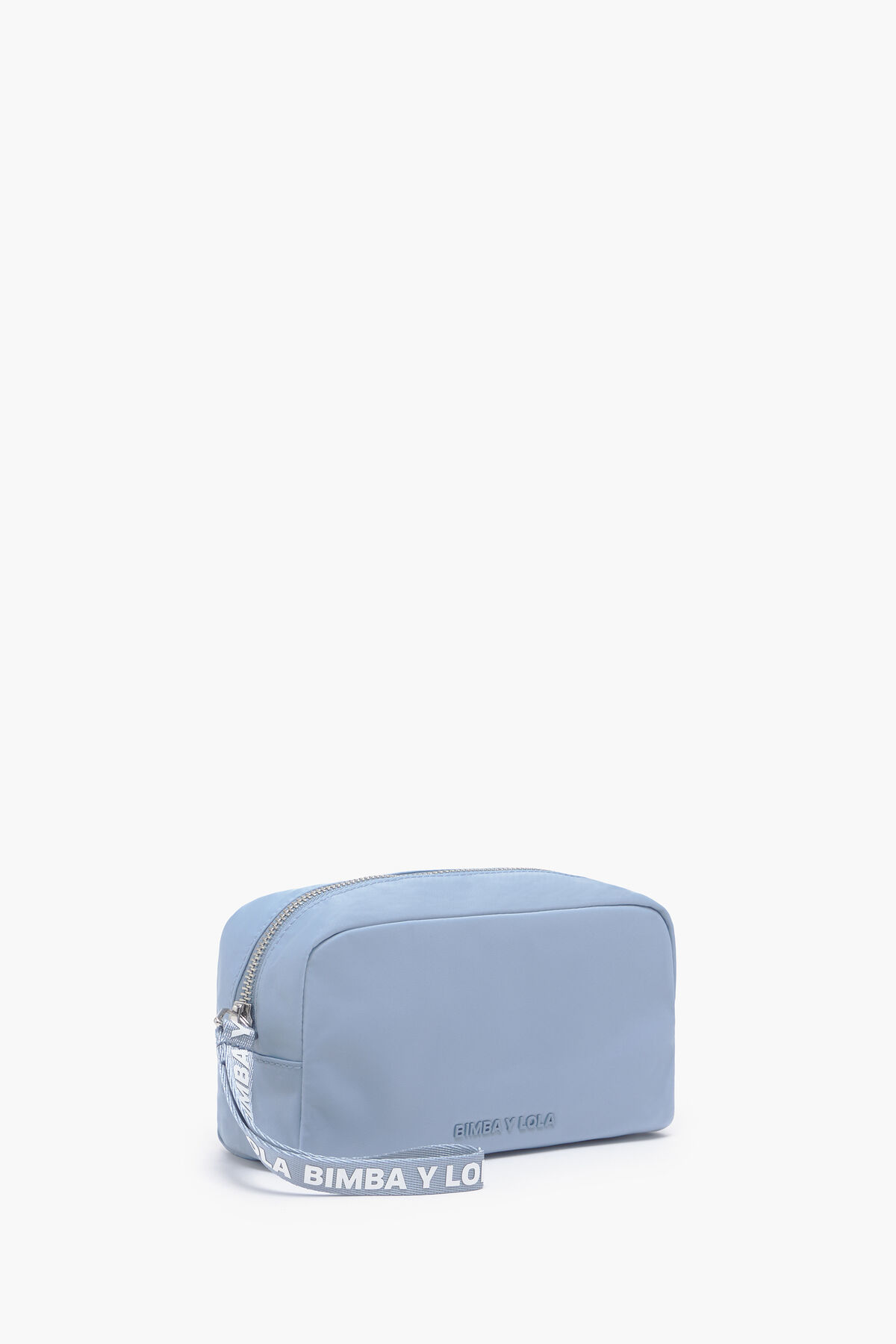 Neceser rectangular S nylon azul