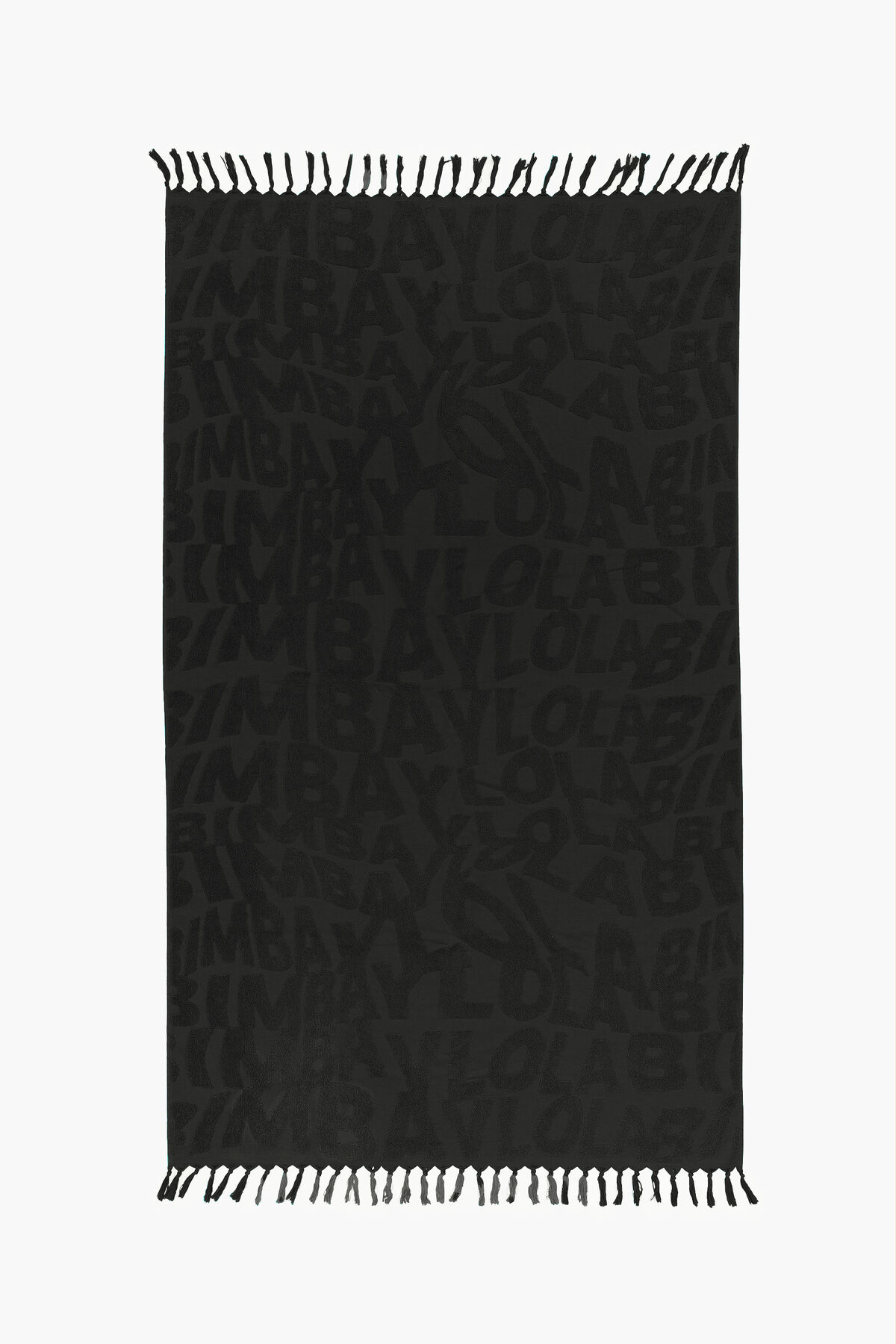 Toalla logo jacquard negra