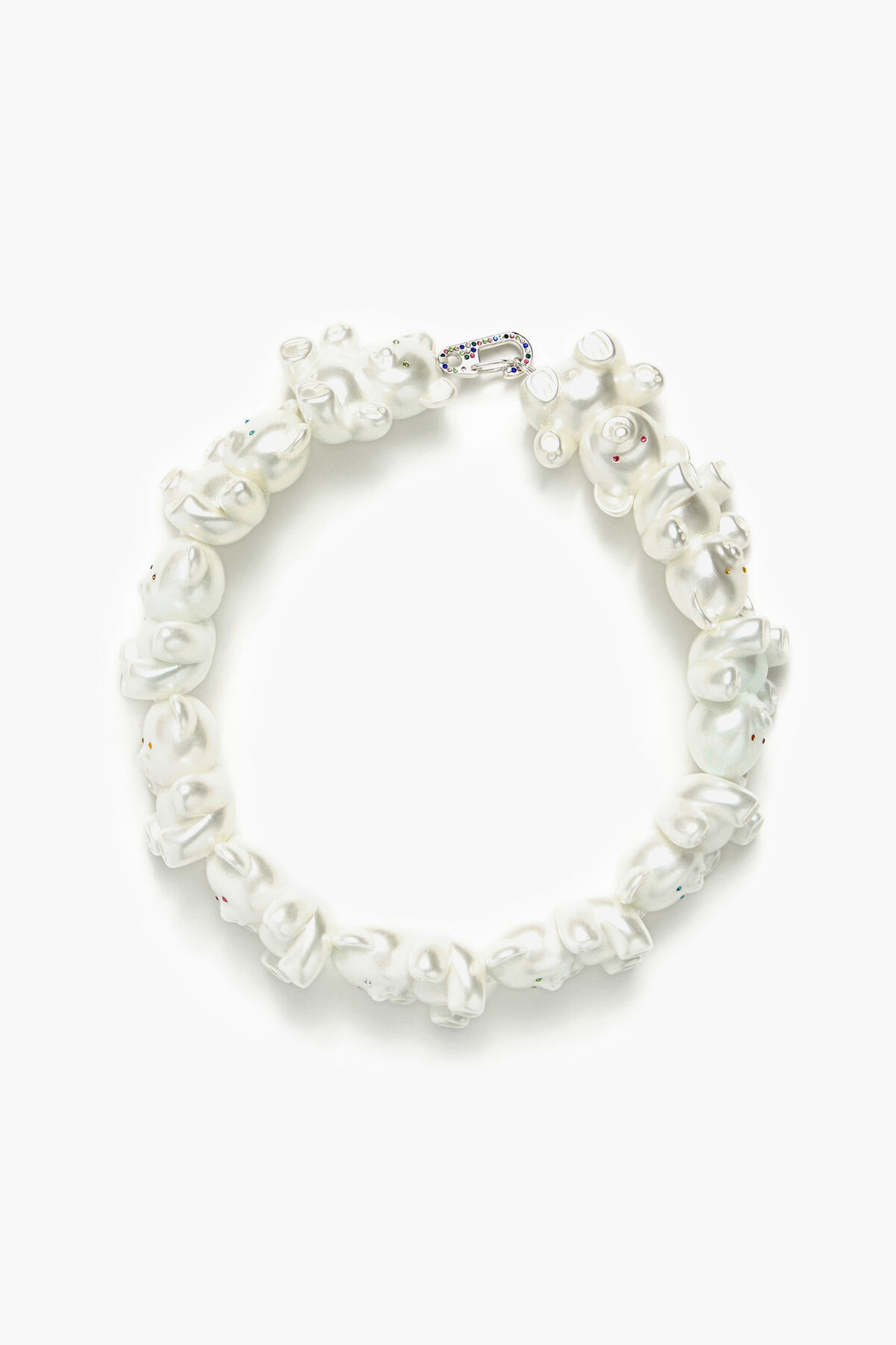 Collar oso perla