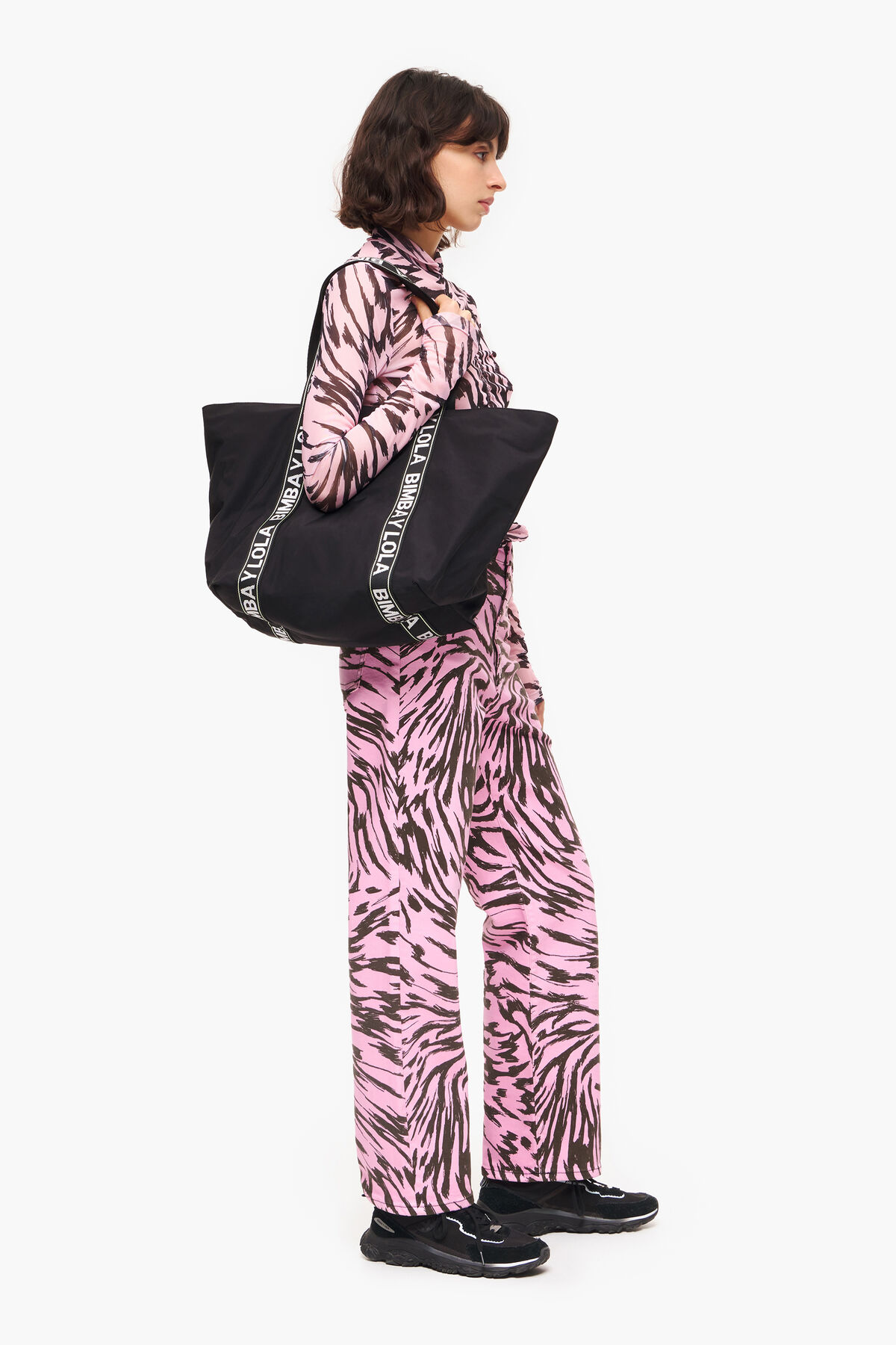 Bolso shopper XL nylon negro