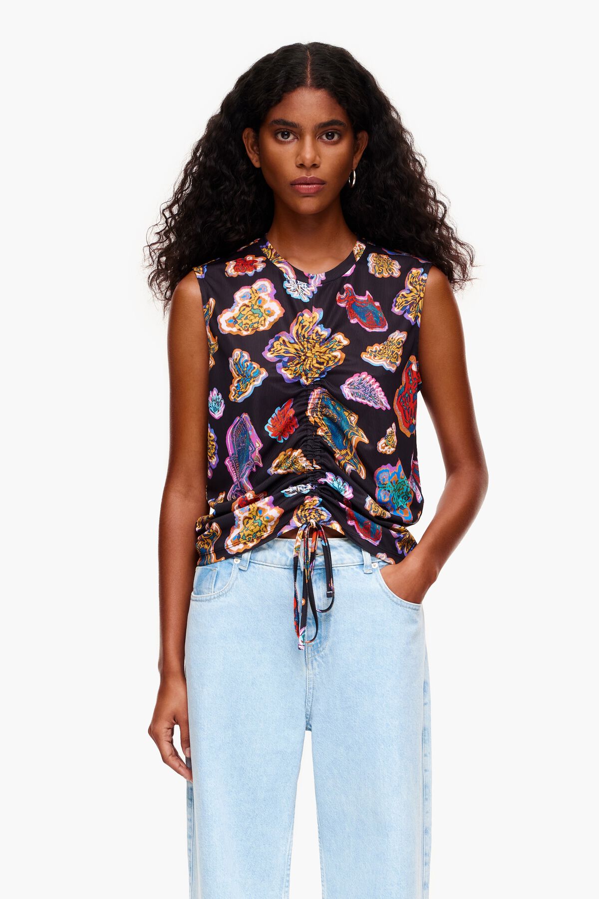 Camiseta Fish Sea negra