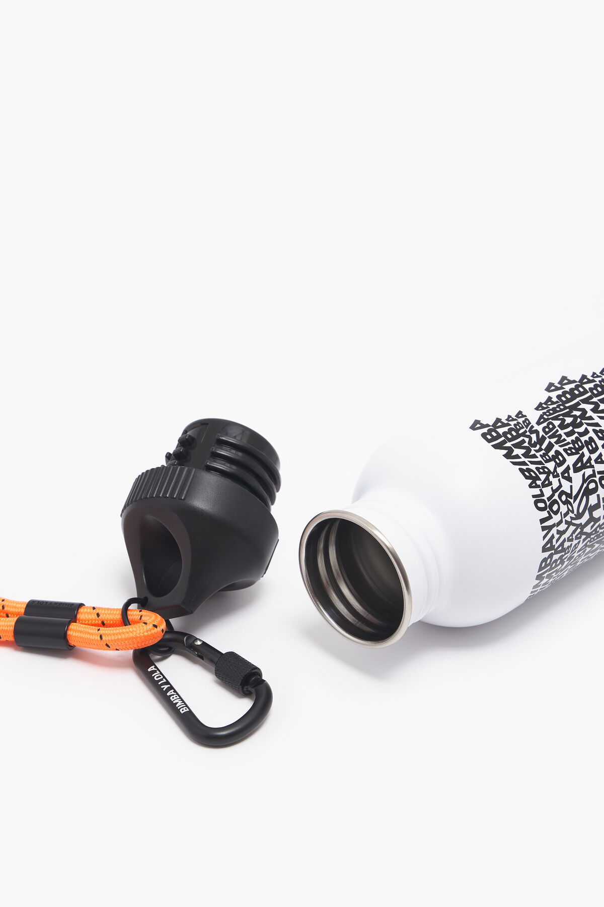 Botella acero inoxidable Bimba Ola blanca