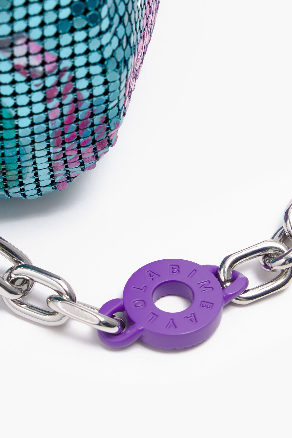 Bolso cilindro XS malla Bananas Mix agua