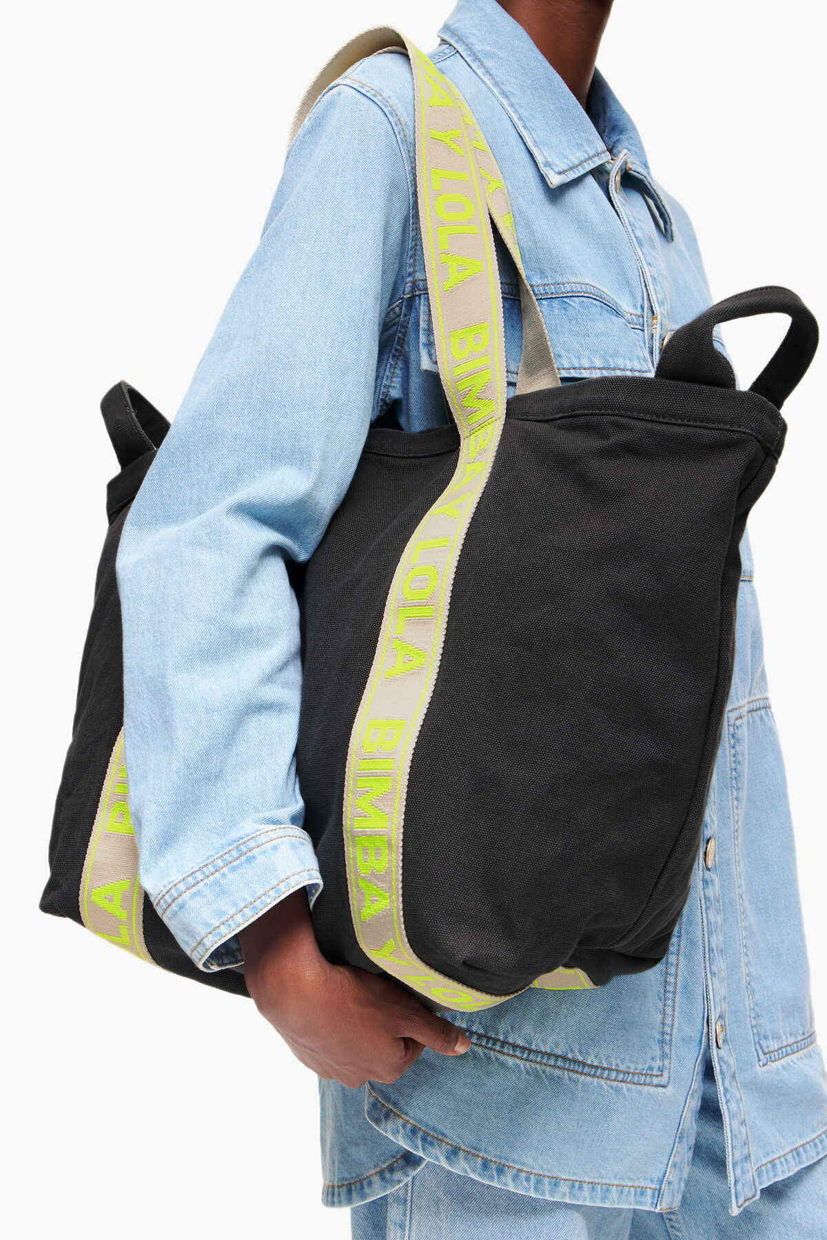 Bolsa shopper XL canvas antracita