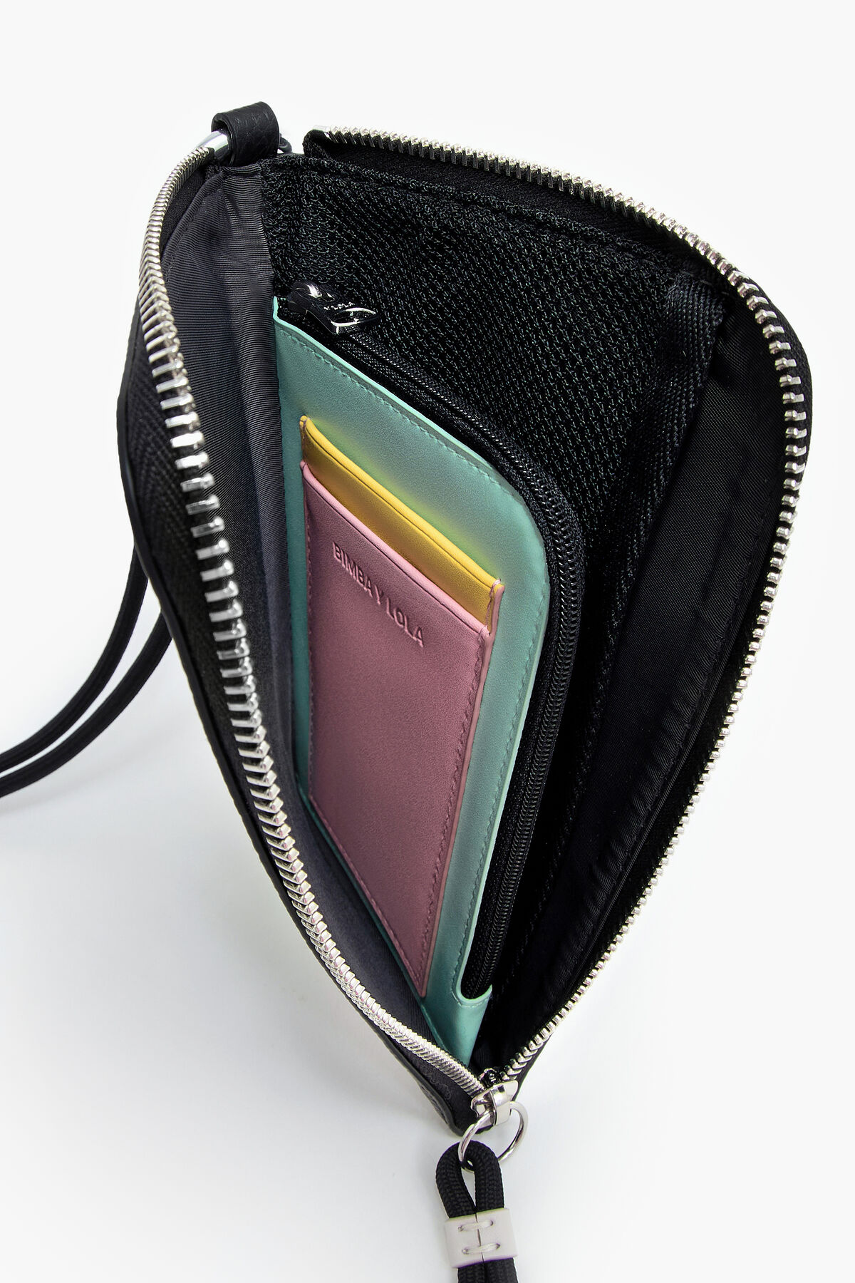 Minibolso multifunción piel negro