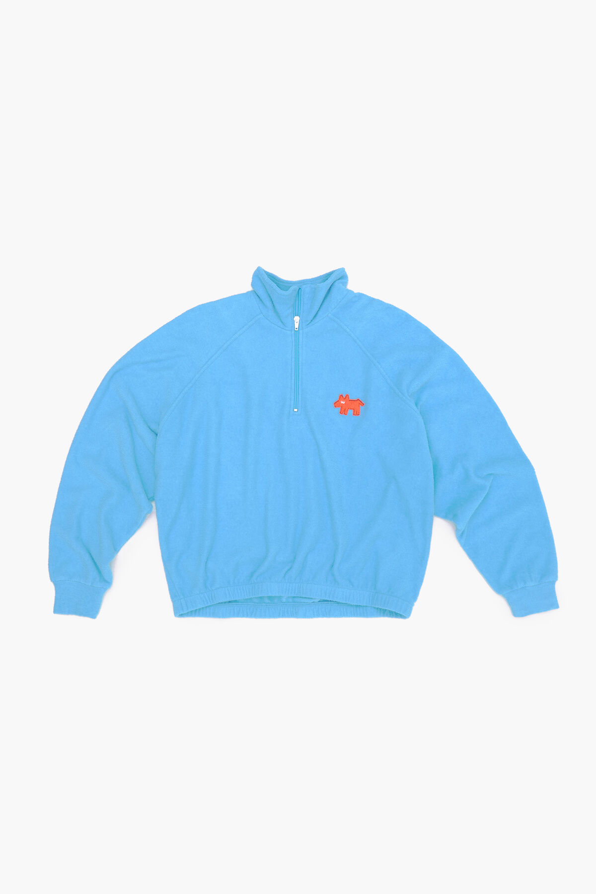 Sudadera toalla azul