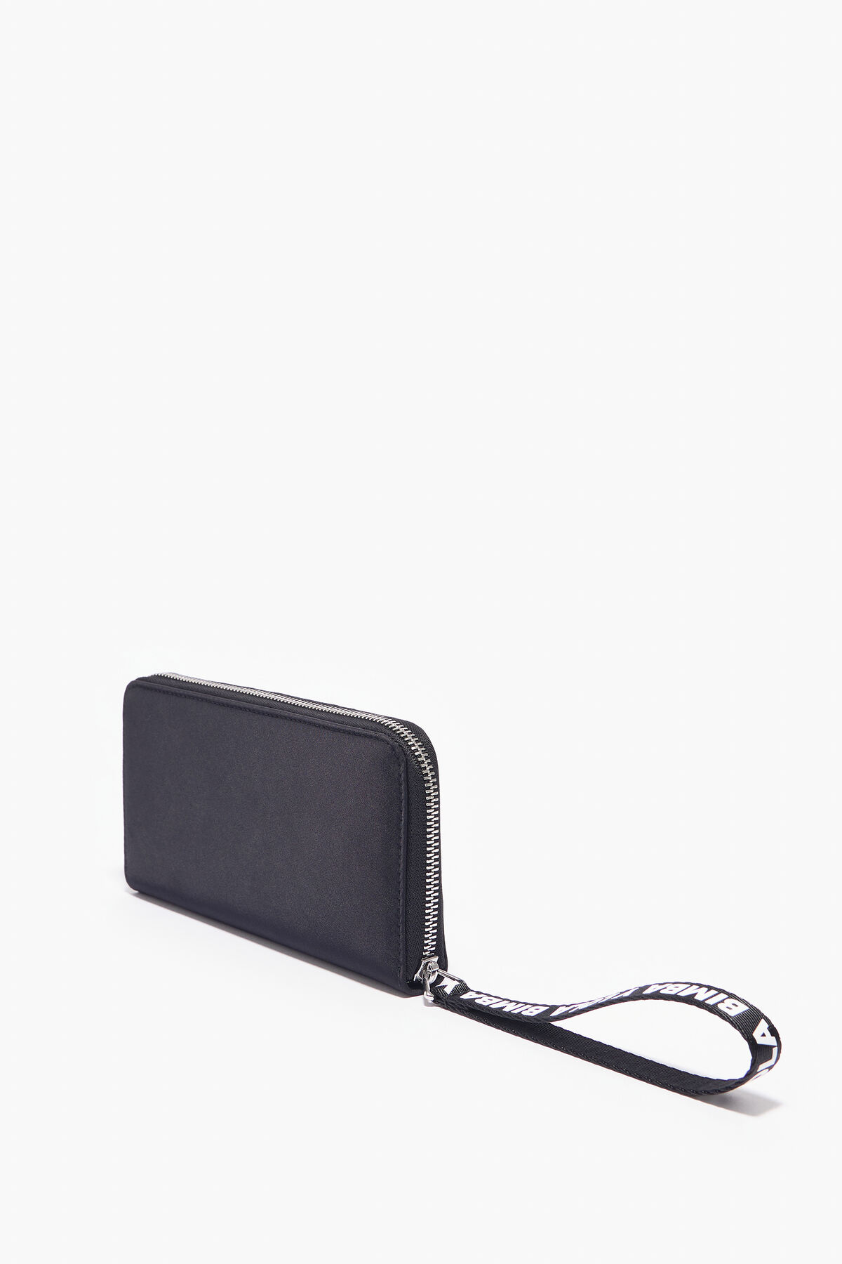 Billetera libro nylon negra