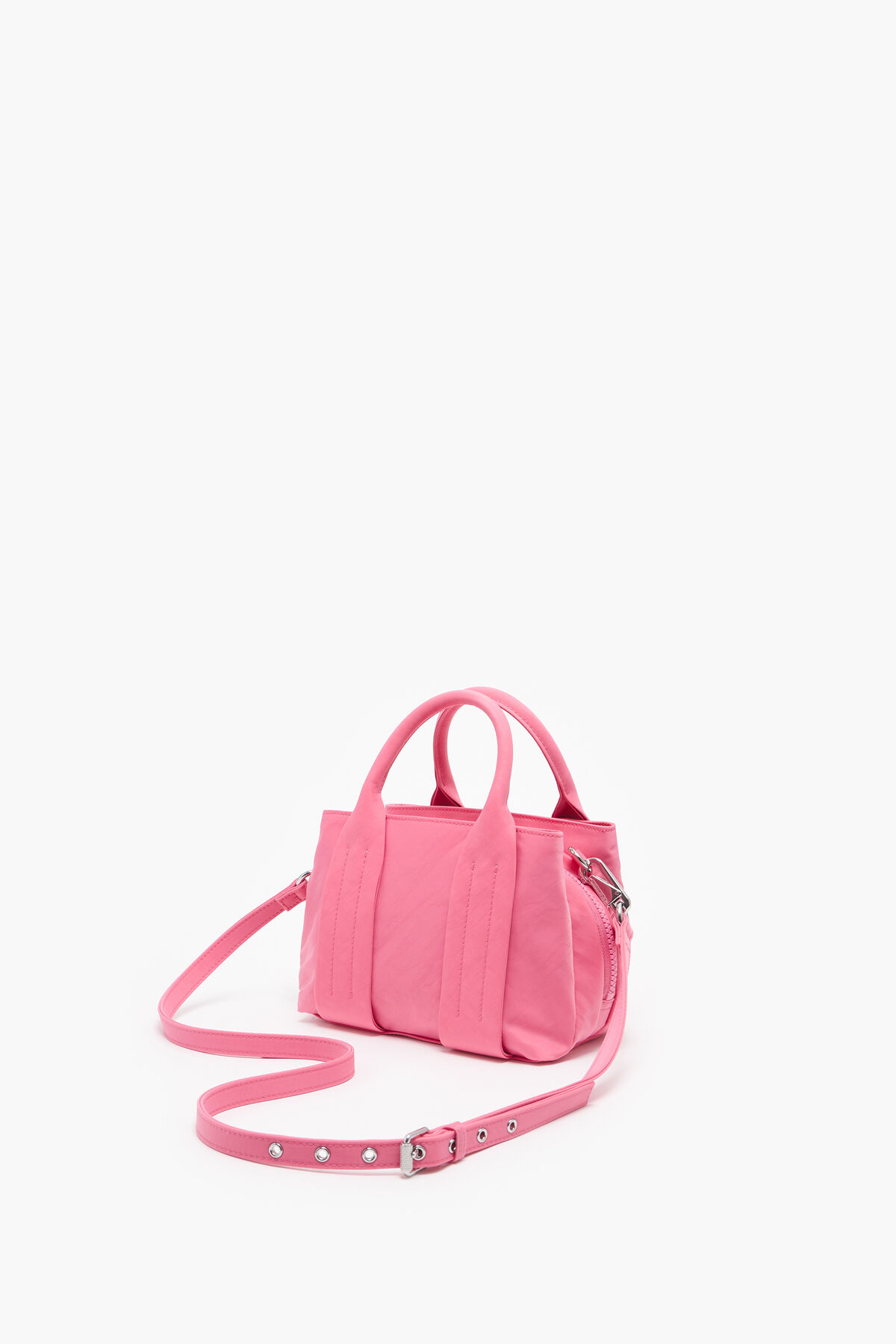 Bolso tote XS nylon rosa