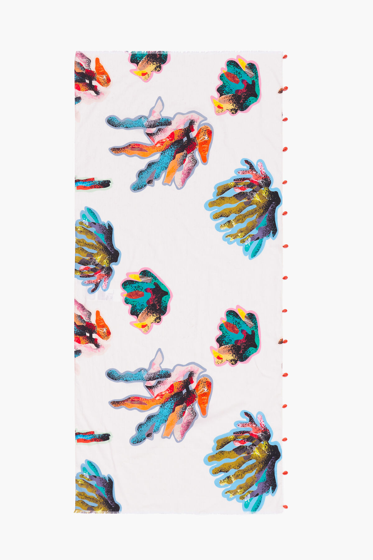 Pareo corto algodón Coral