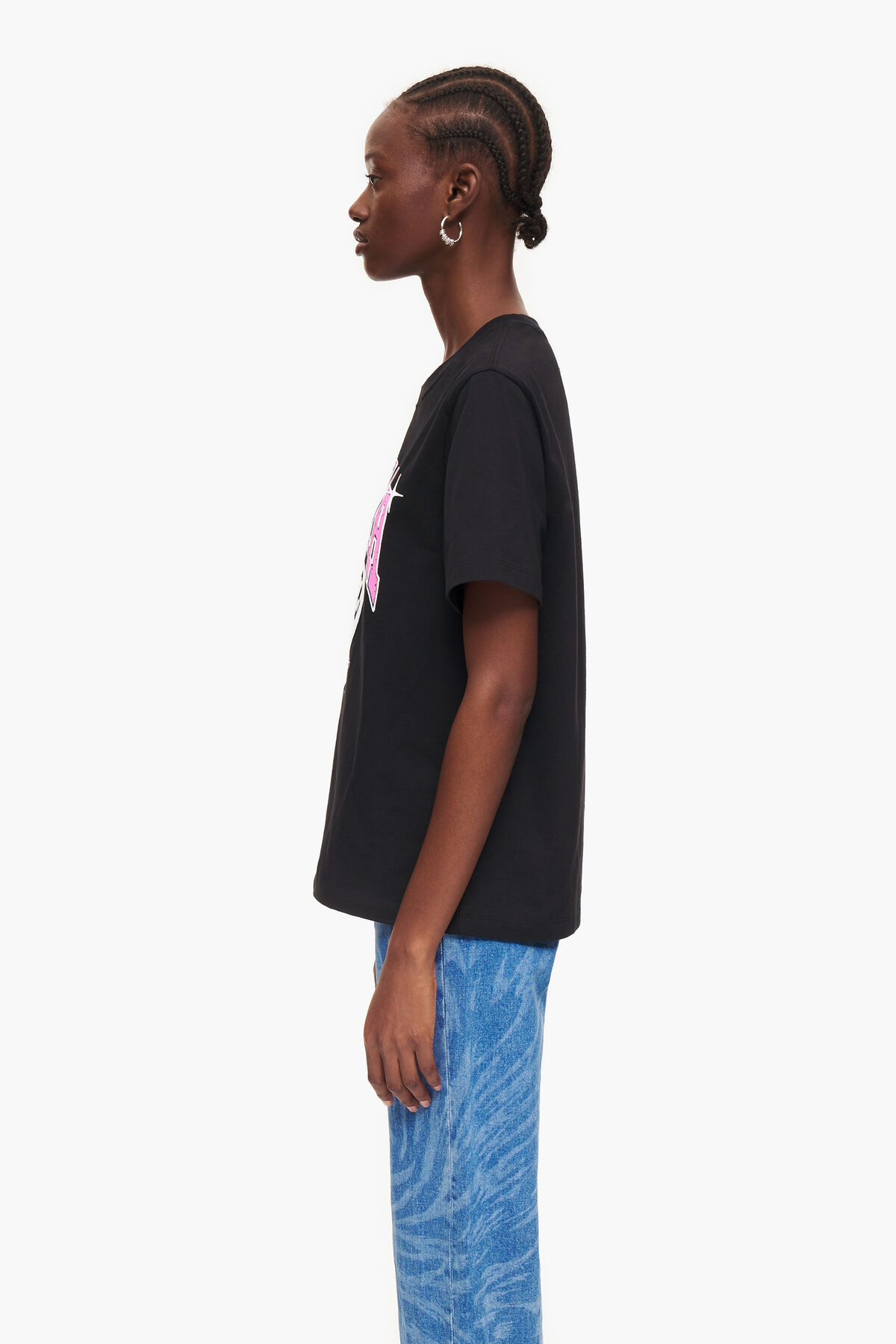 Camiseta logo University Bimba negra