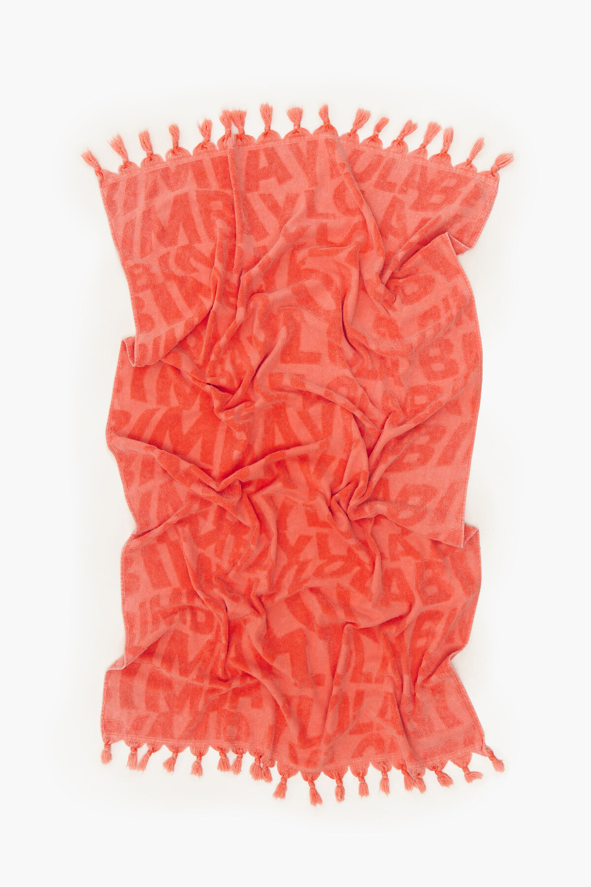 Toalla logo jacquard naranja