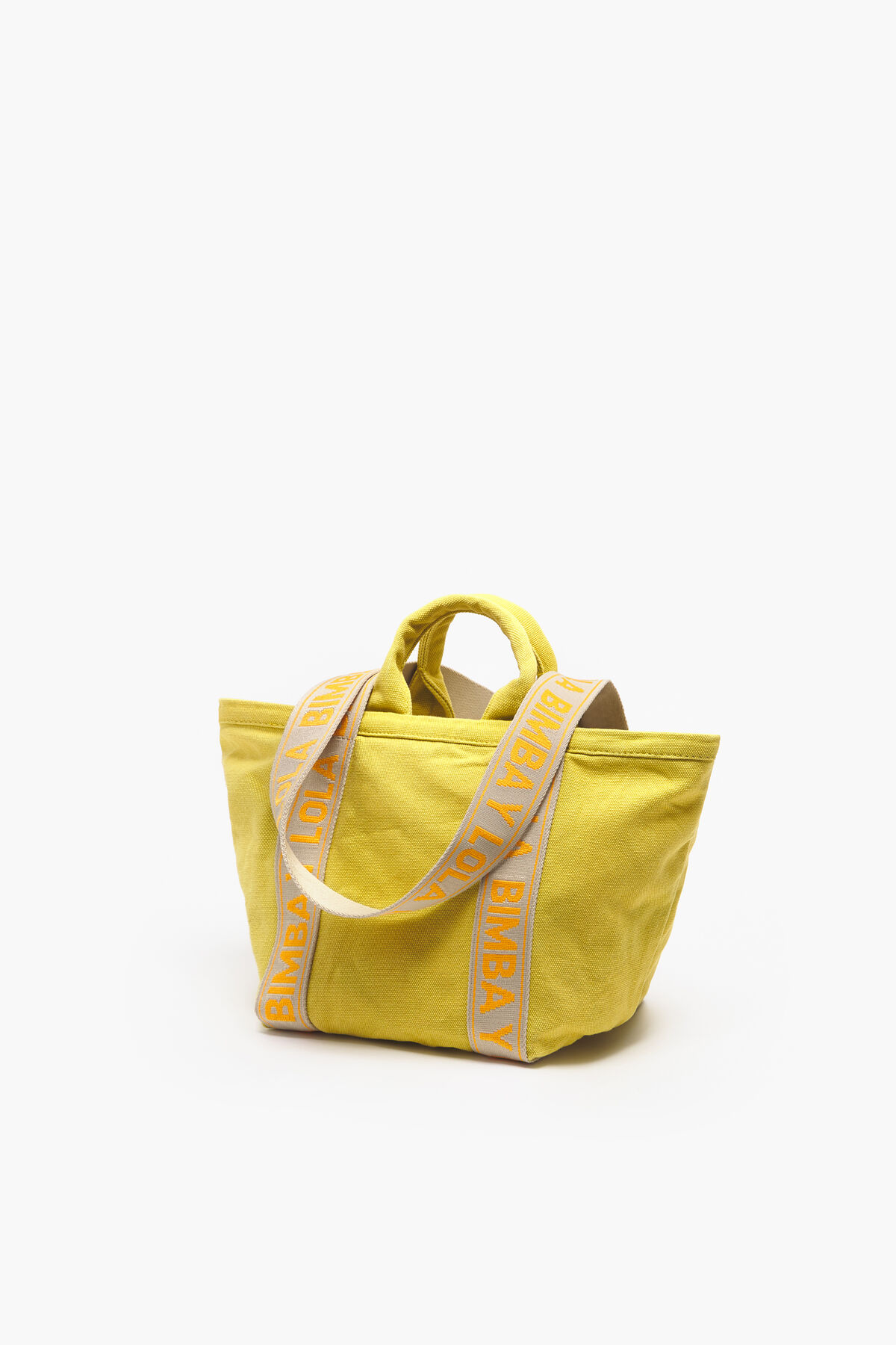 Bolsa shopper S canvas amarillo