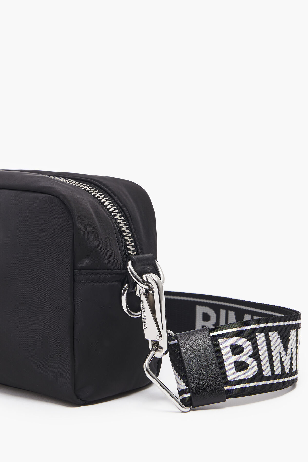 Bolso bandolera S nylon negro