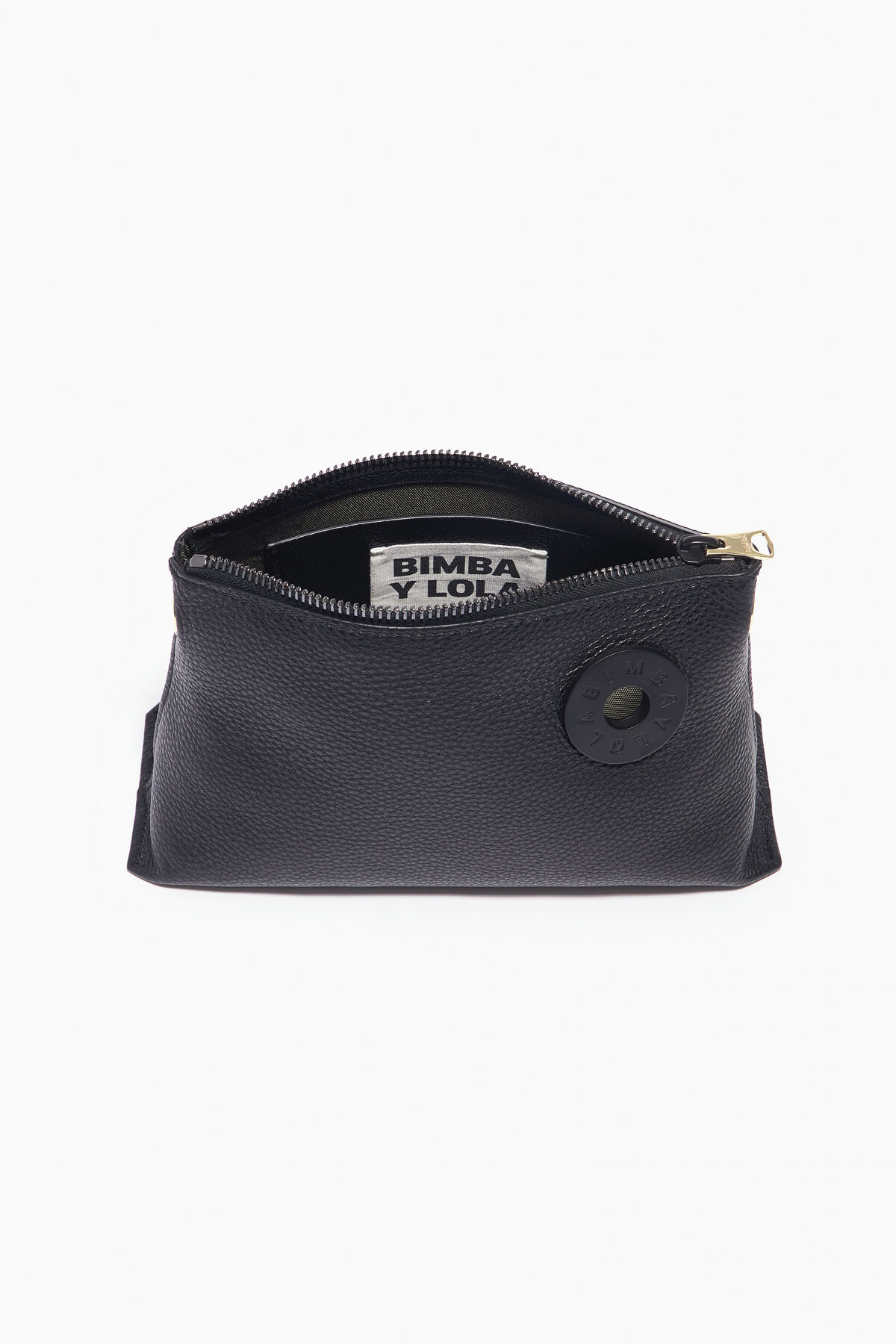Bolso trapecio S piel negro