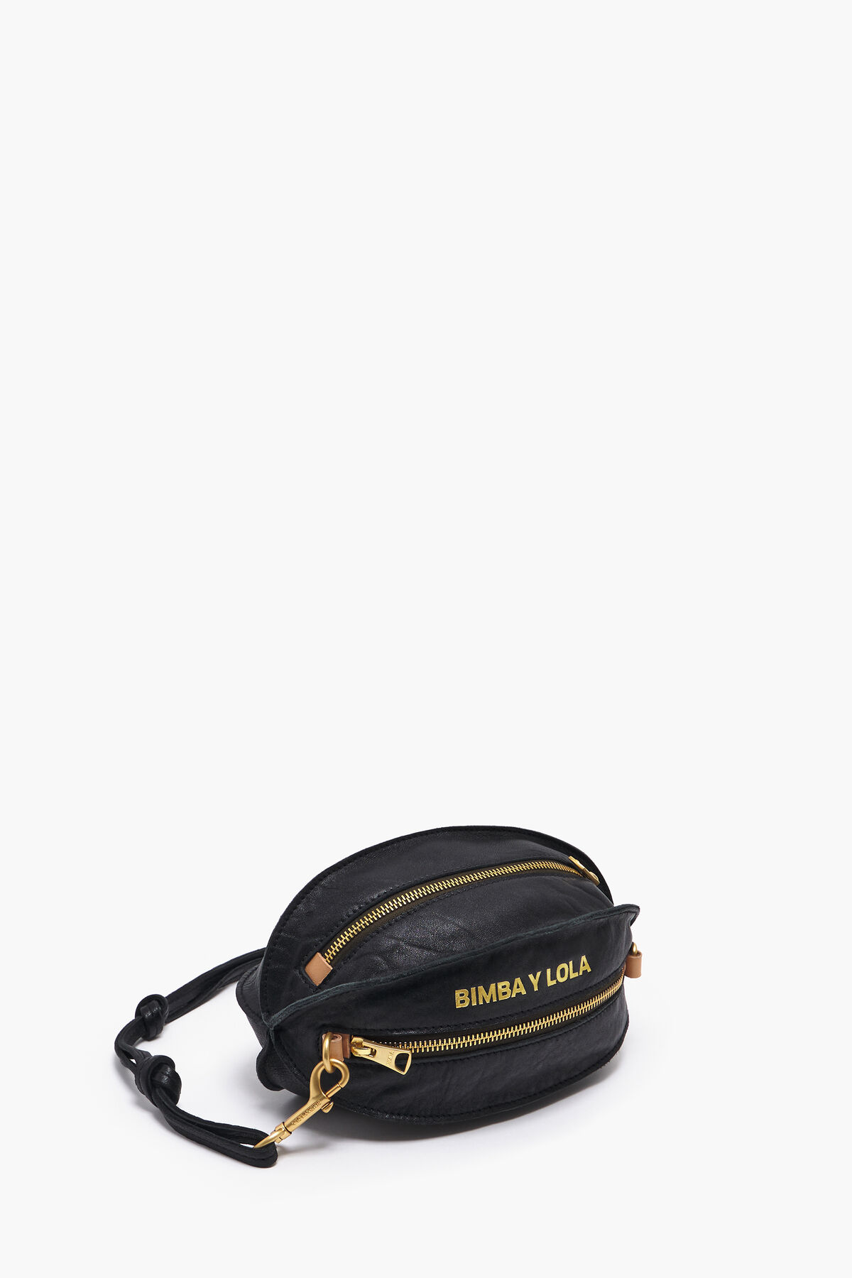Bolso Pelota S piel negro