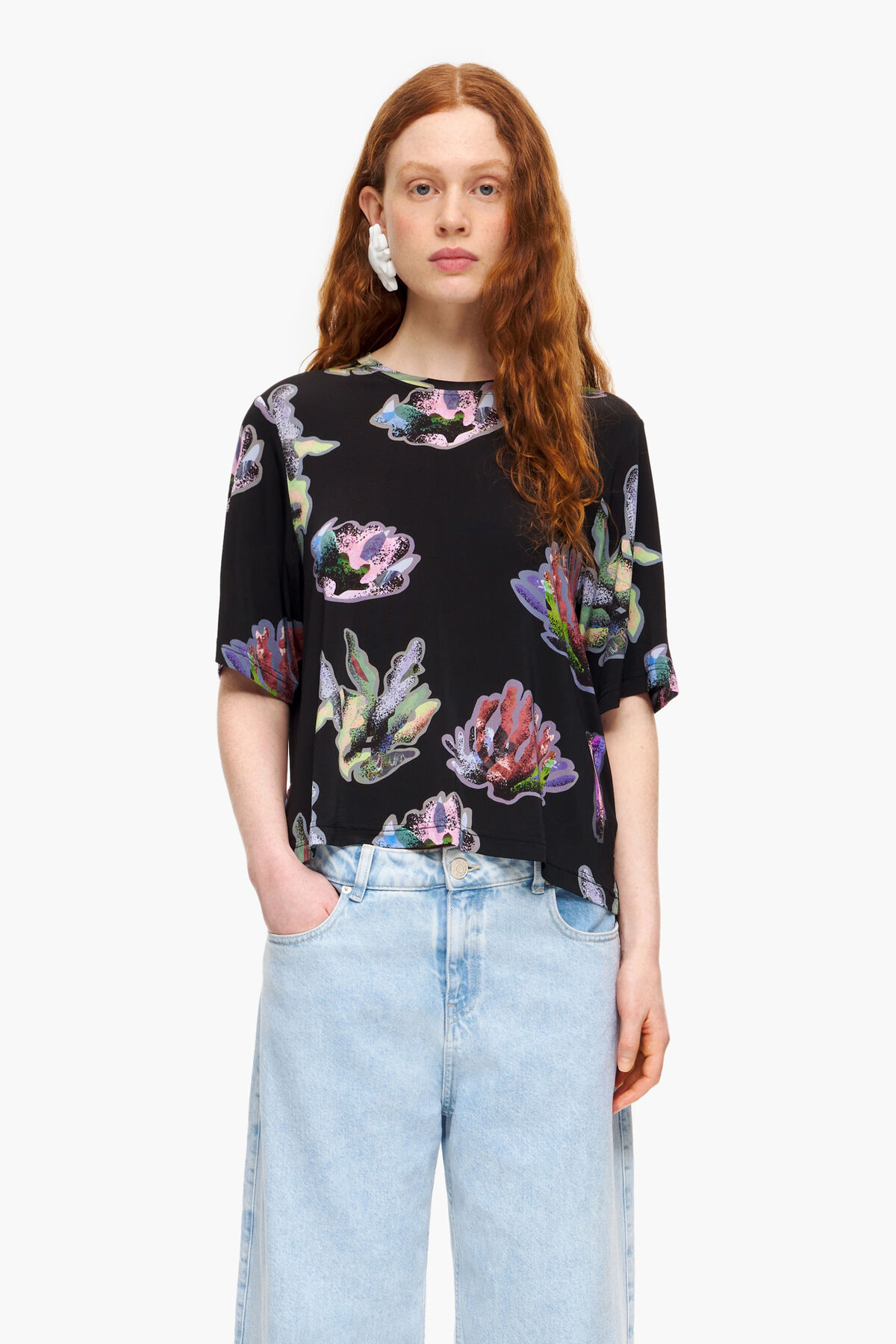 Camiseta Coral gris oscuro