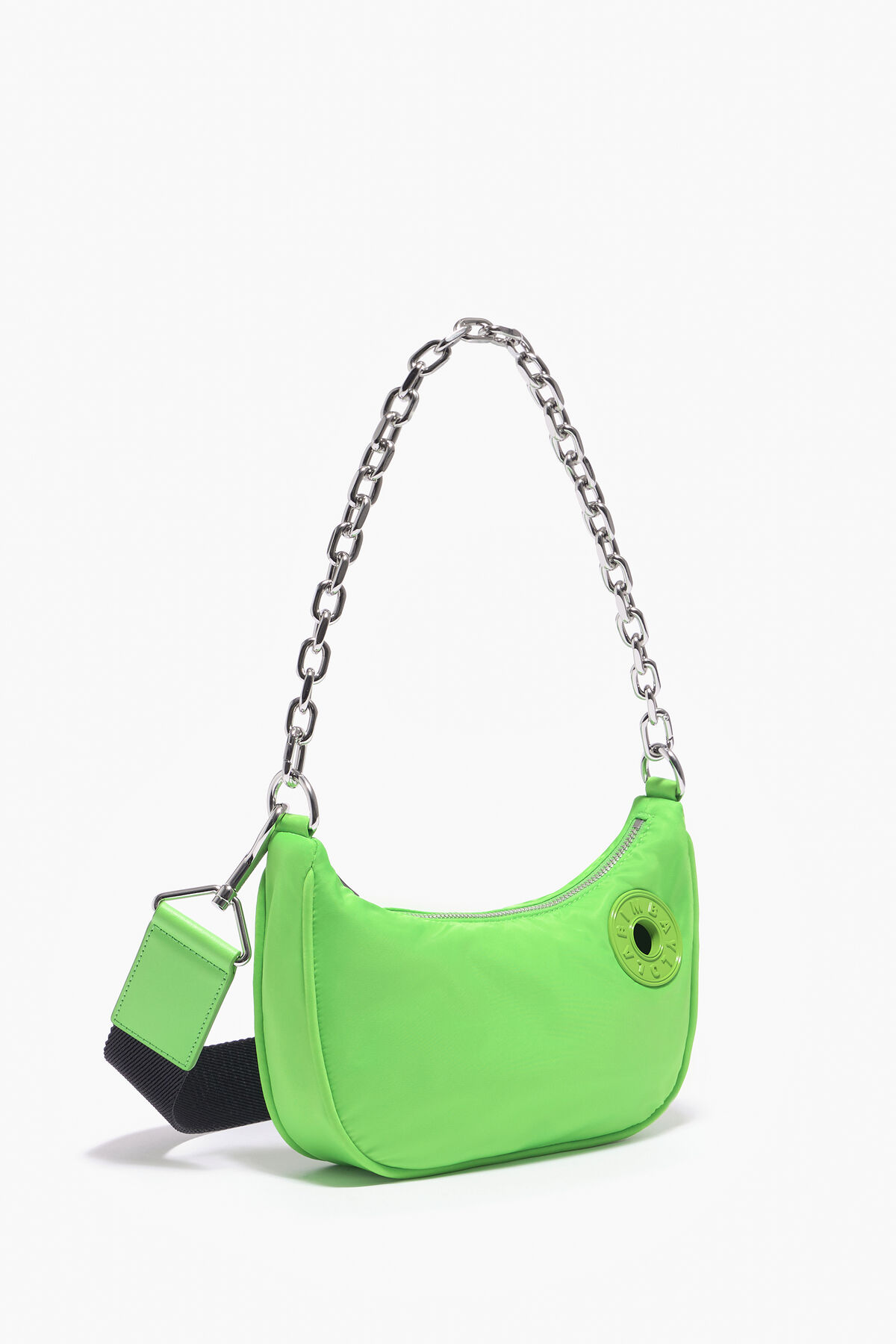 Bolso Moon S nylon verde neón