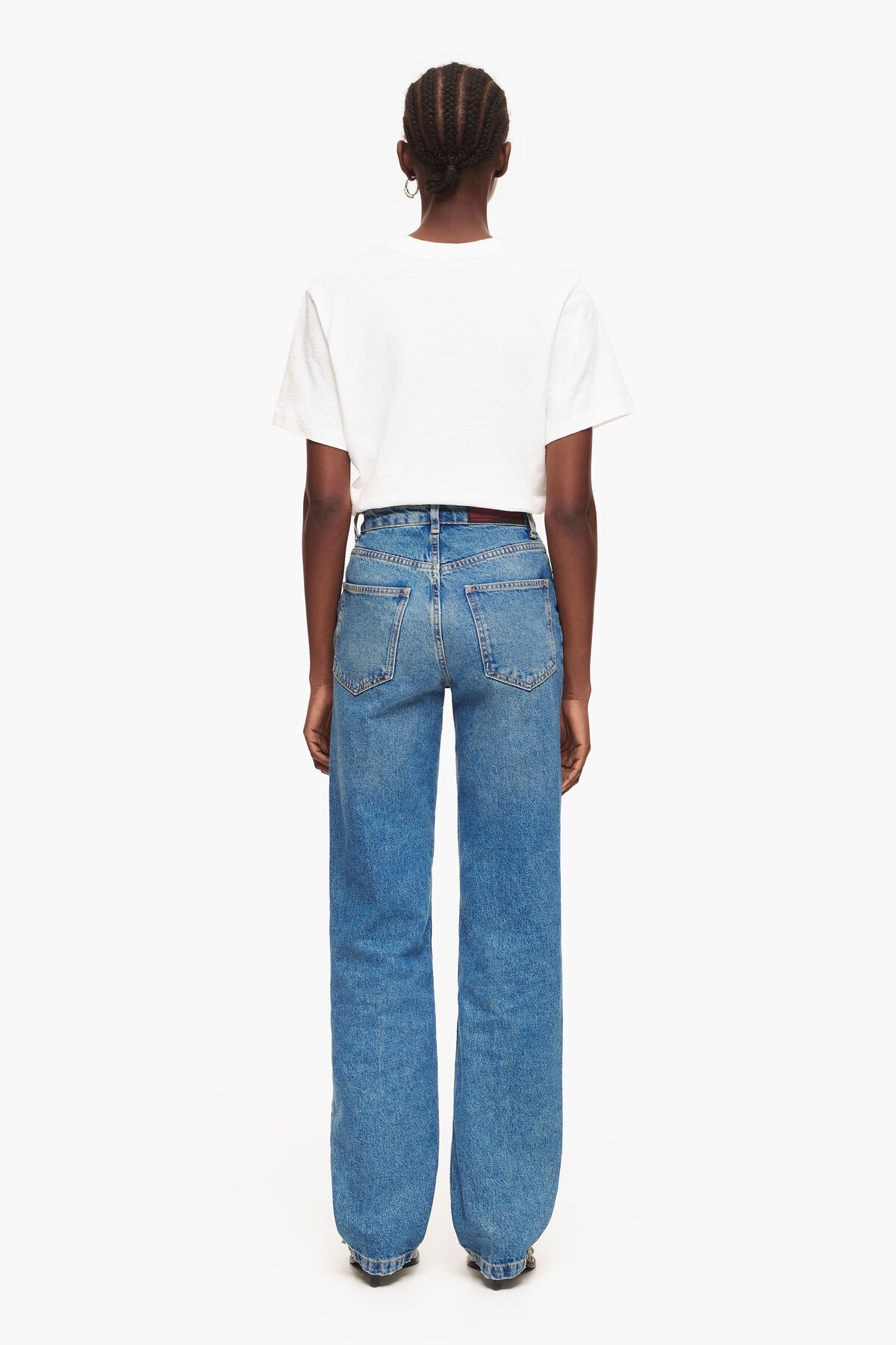 STRAIGHT FULL LENGTH - Vaquero recto azul