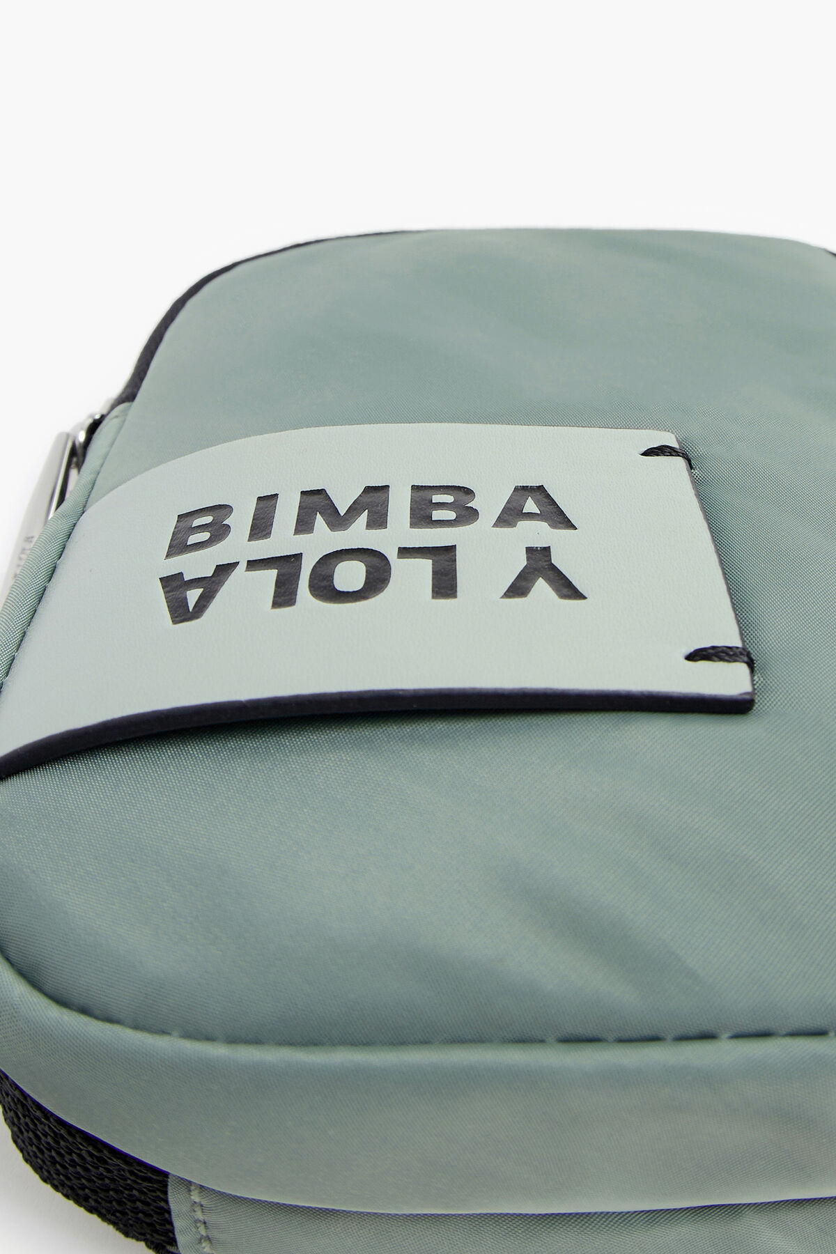 Minibolso nylon verde agua