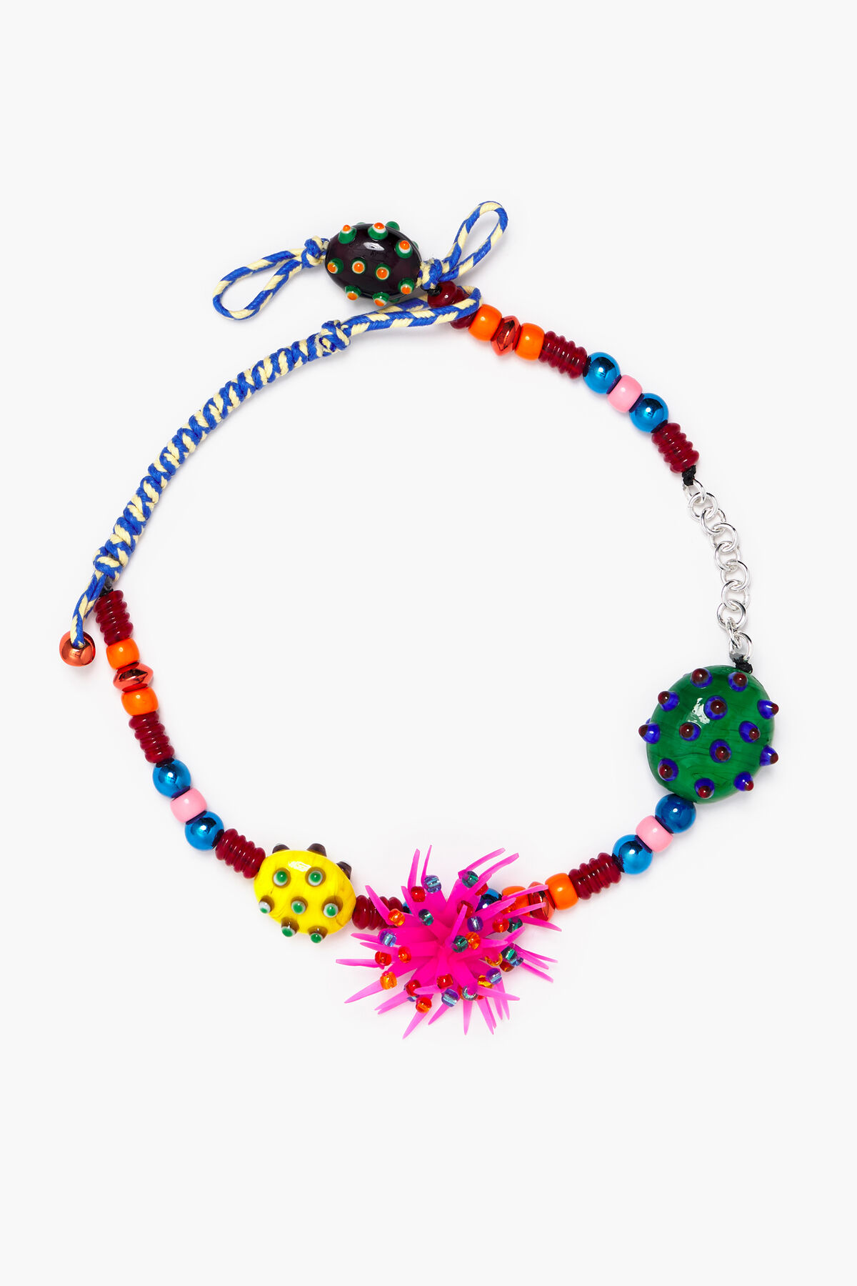 Collar motivos marinos multicolores