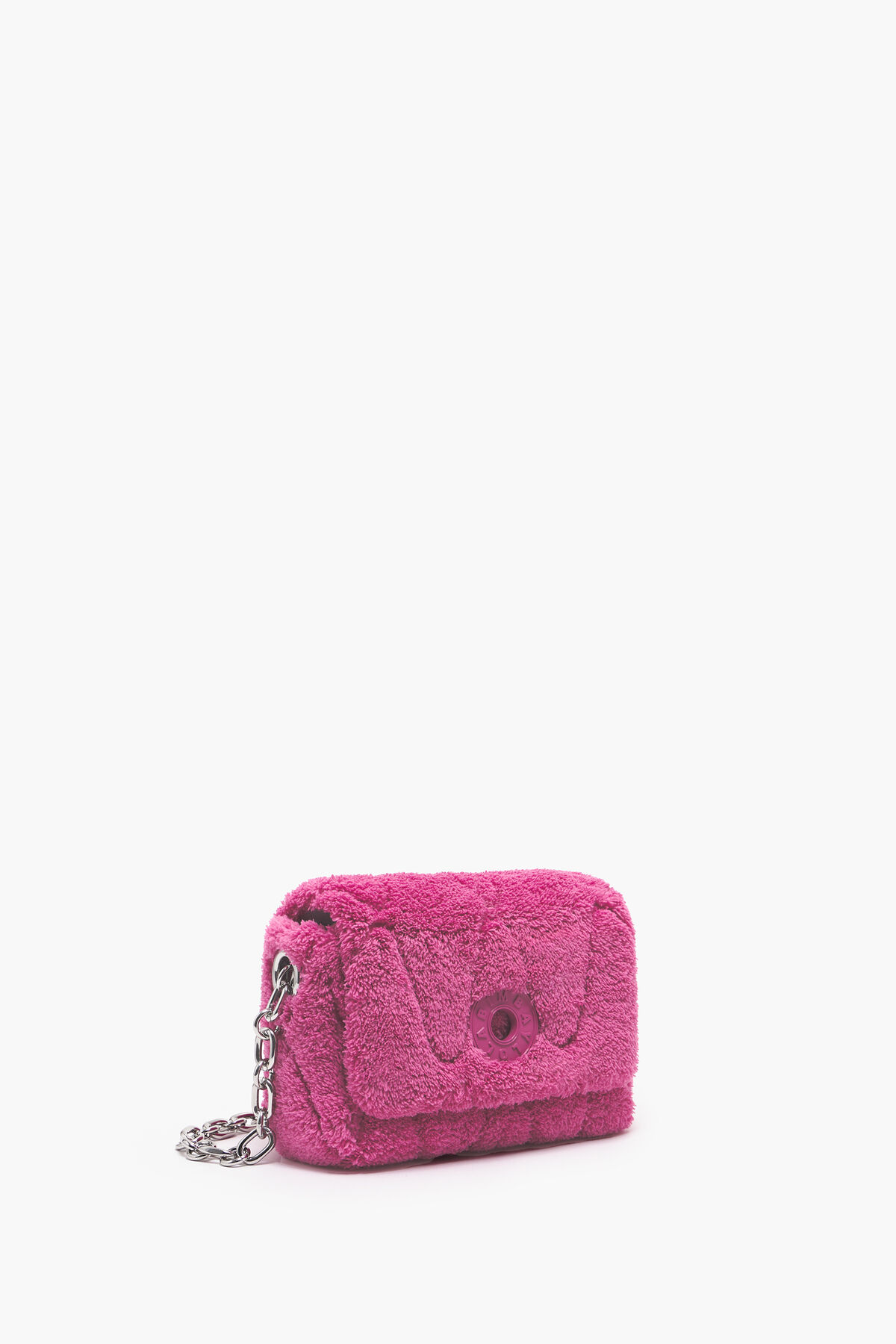 Bolso bandolera S tejido rosa