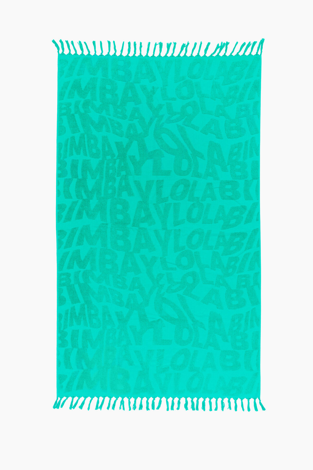 Toalla logo jacquard turquesa