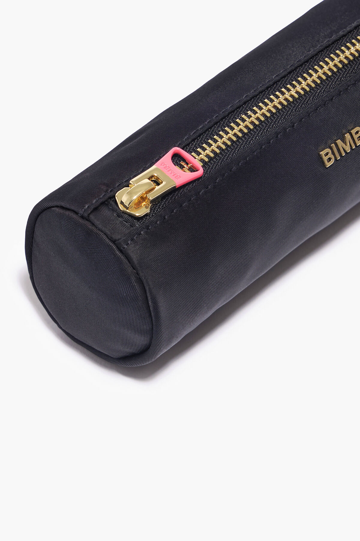 Estuche cilíndrico nylon negro