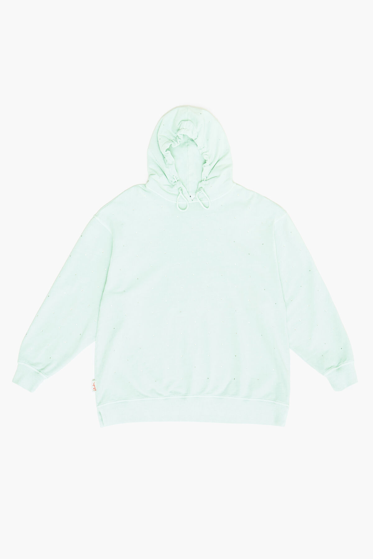 Sudadera brillos menta