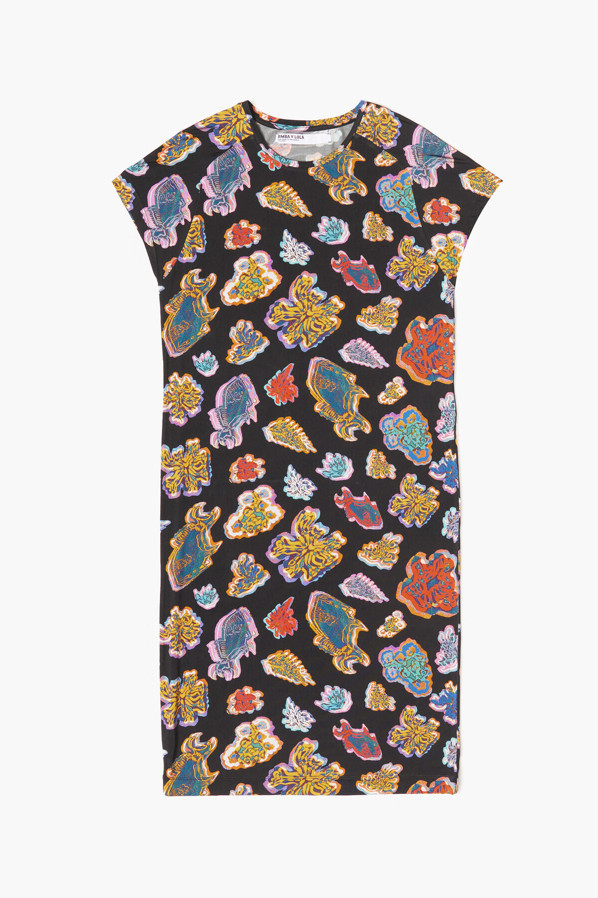 Vestido corto Fish Sea negro