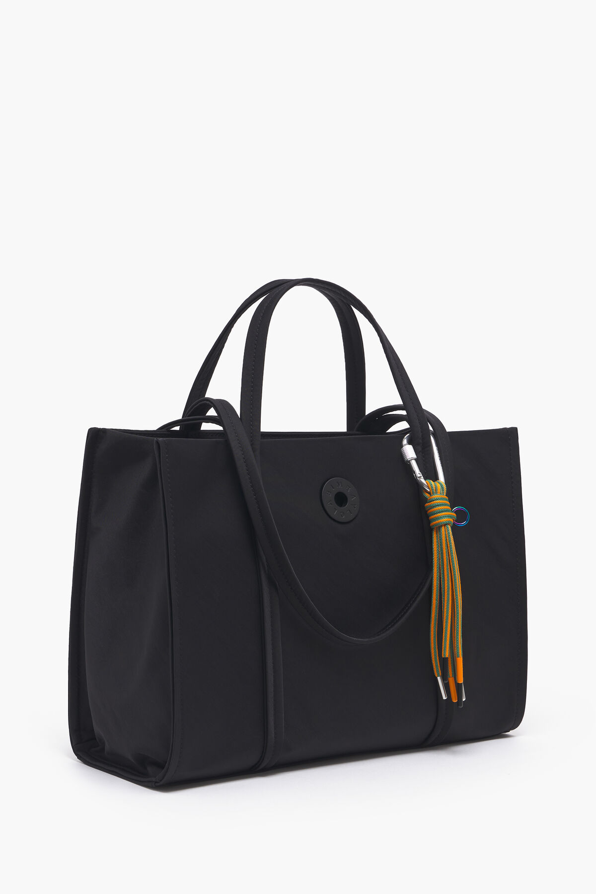 Bolso shopper M nylon negro