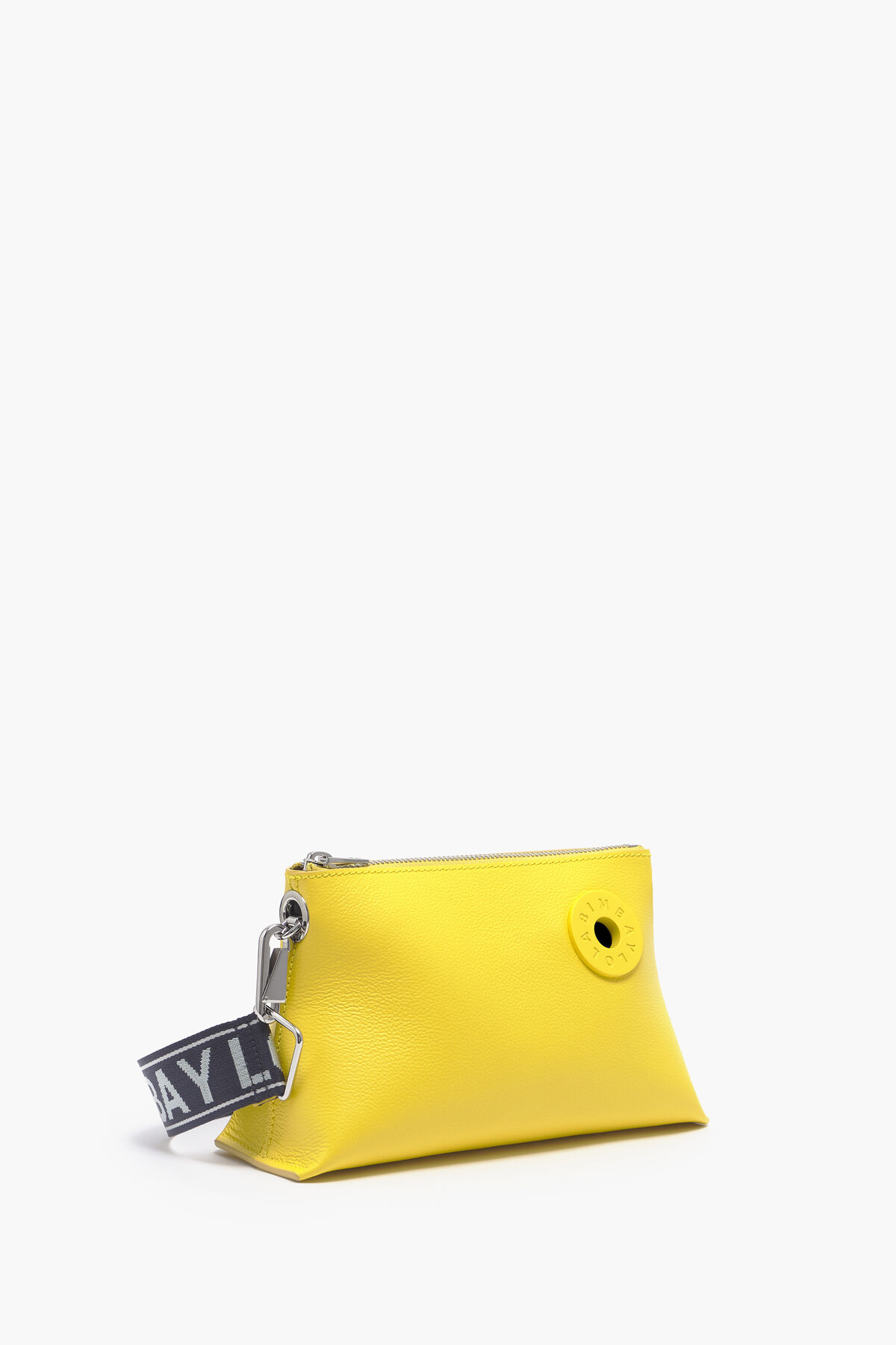 Bolso trapecio S piel amarillo