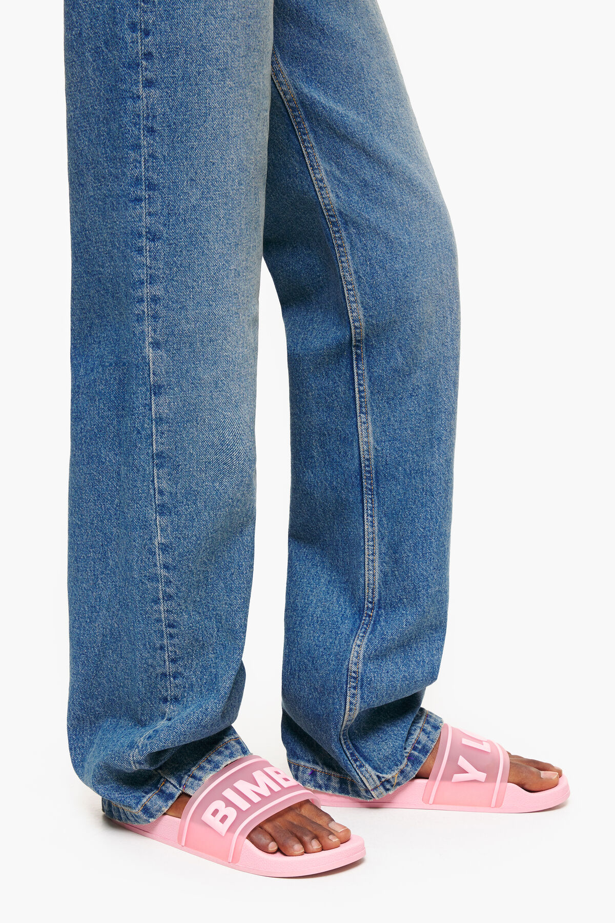 Chancla pala logo rosa