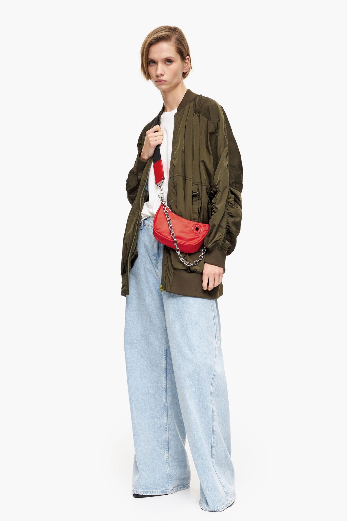 Bolso Moon XS nylon rojo