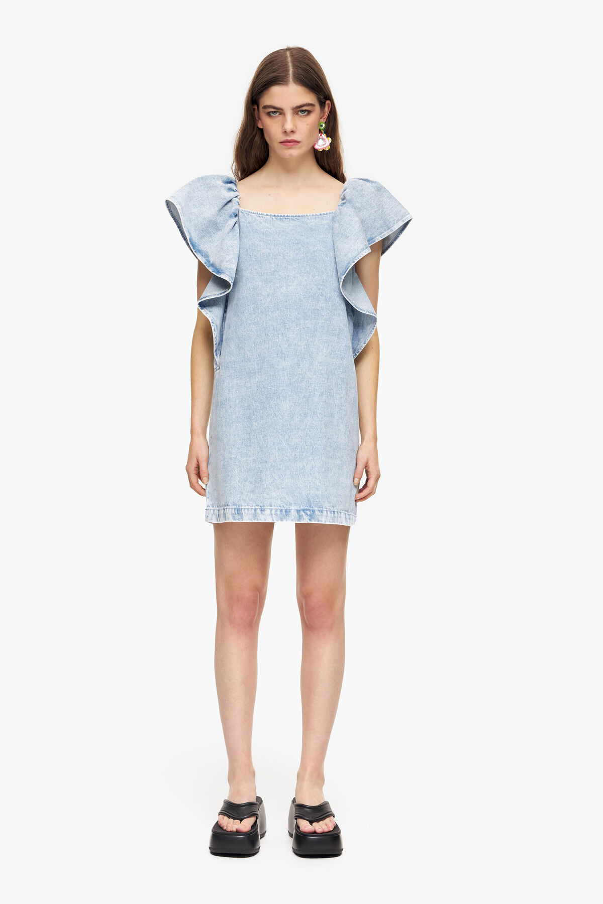 Vestido vaquero mini azul claro