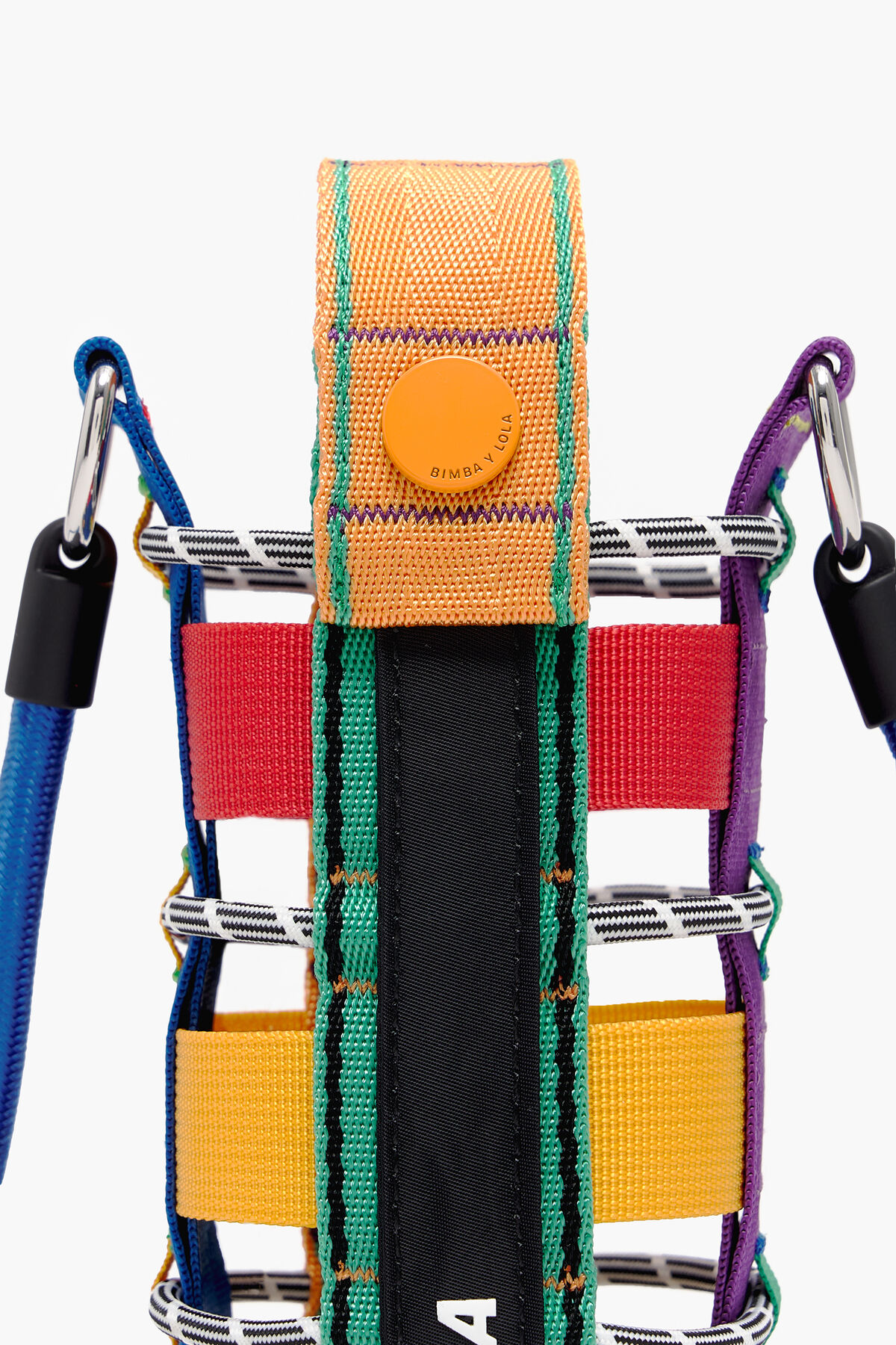 Funda botella nylon naranja