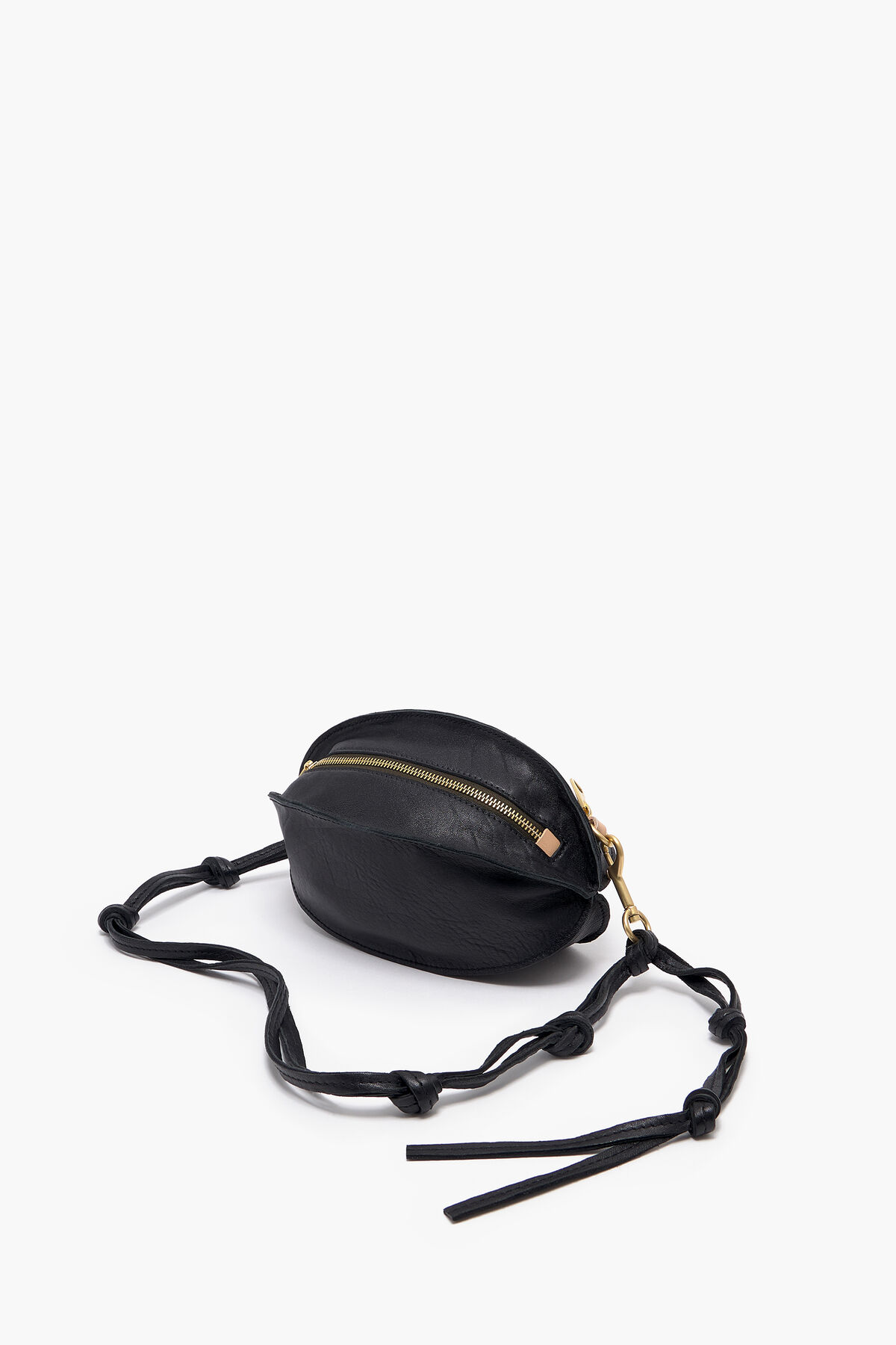 Bolso Pelota S piel negro
