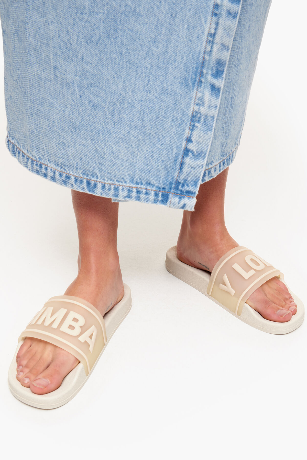 Chancla pala logo blanca