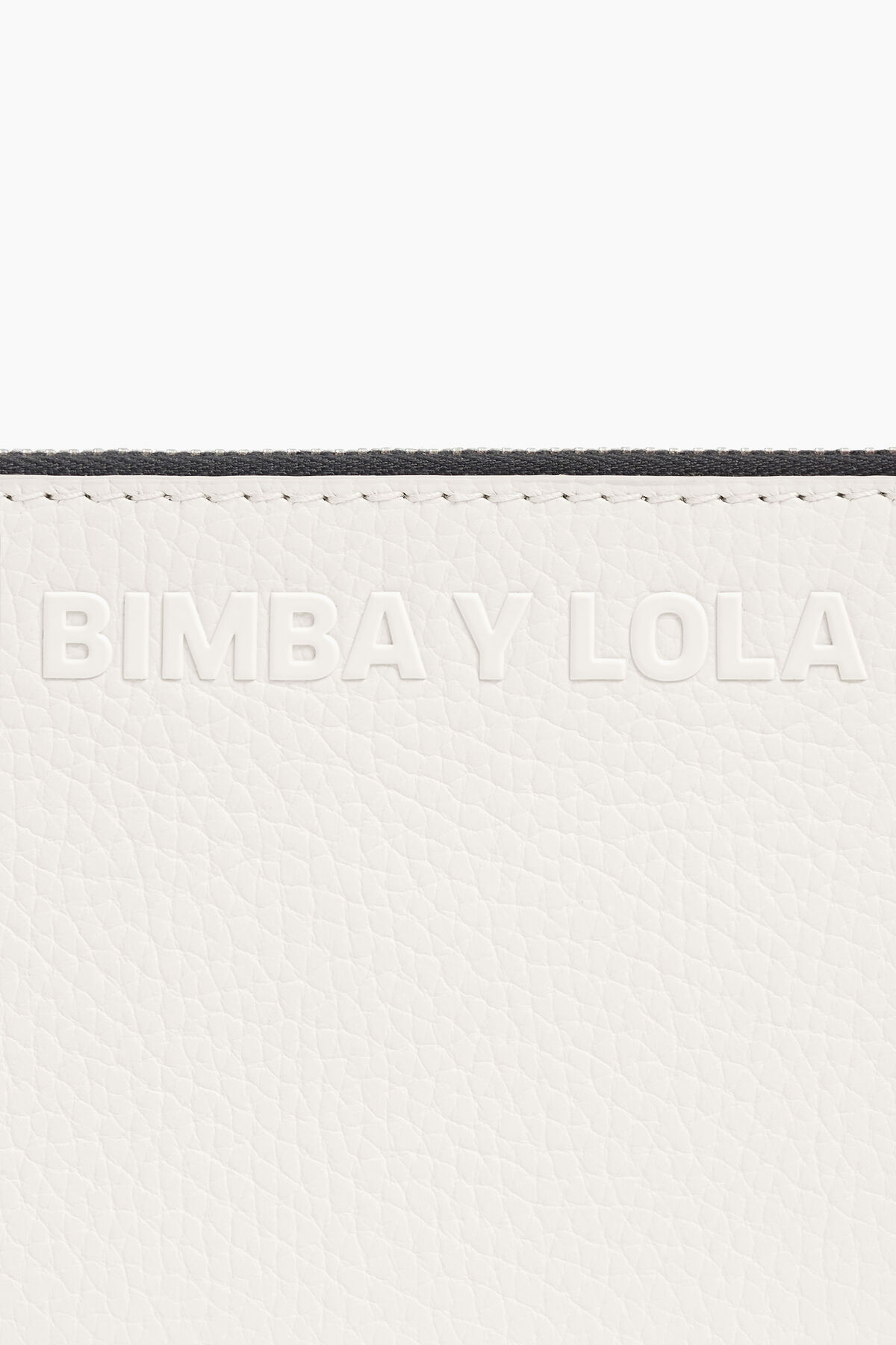 Monedero S piel blanco