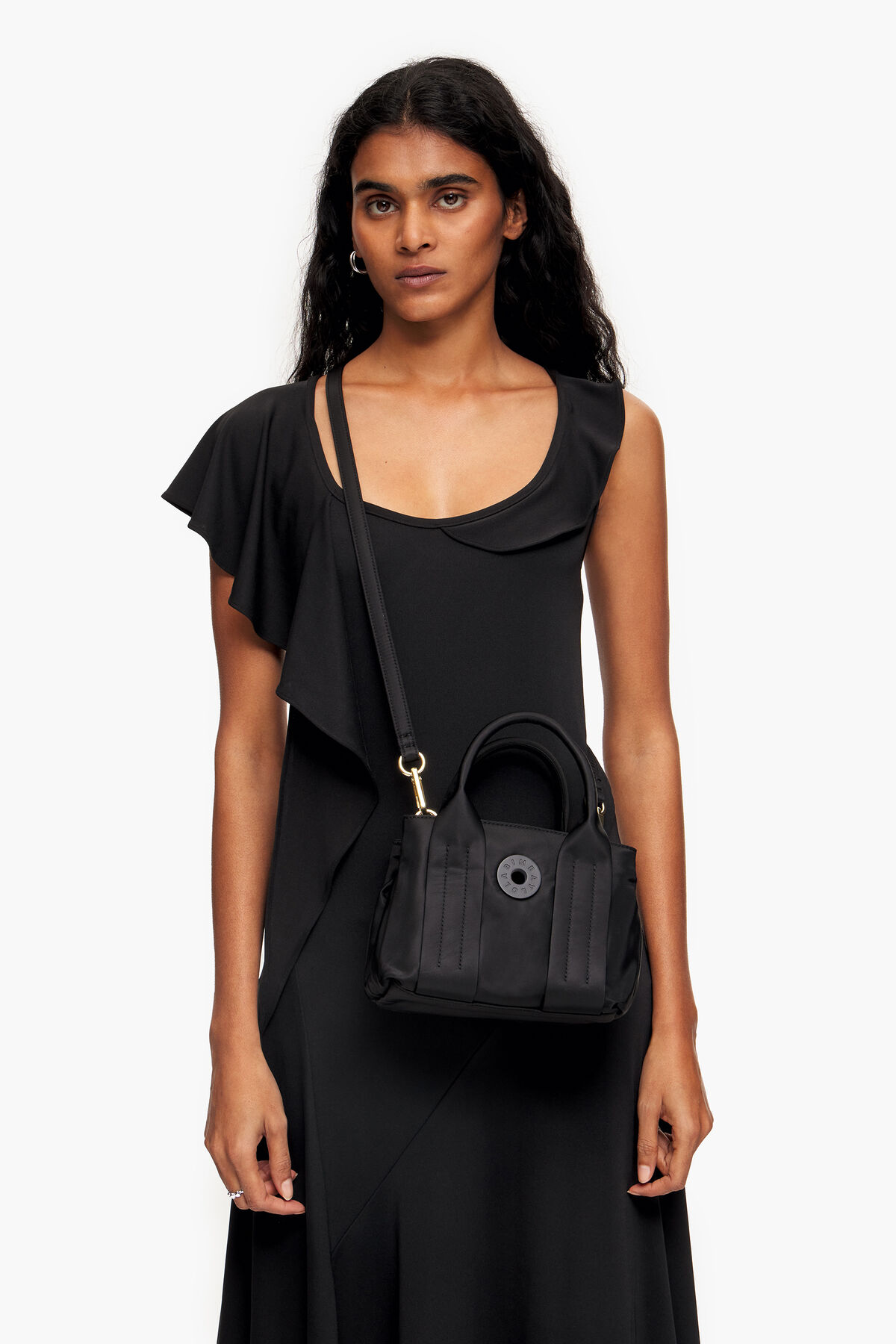 Bolso tote XS nylon negro