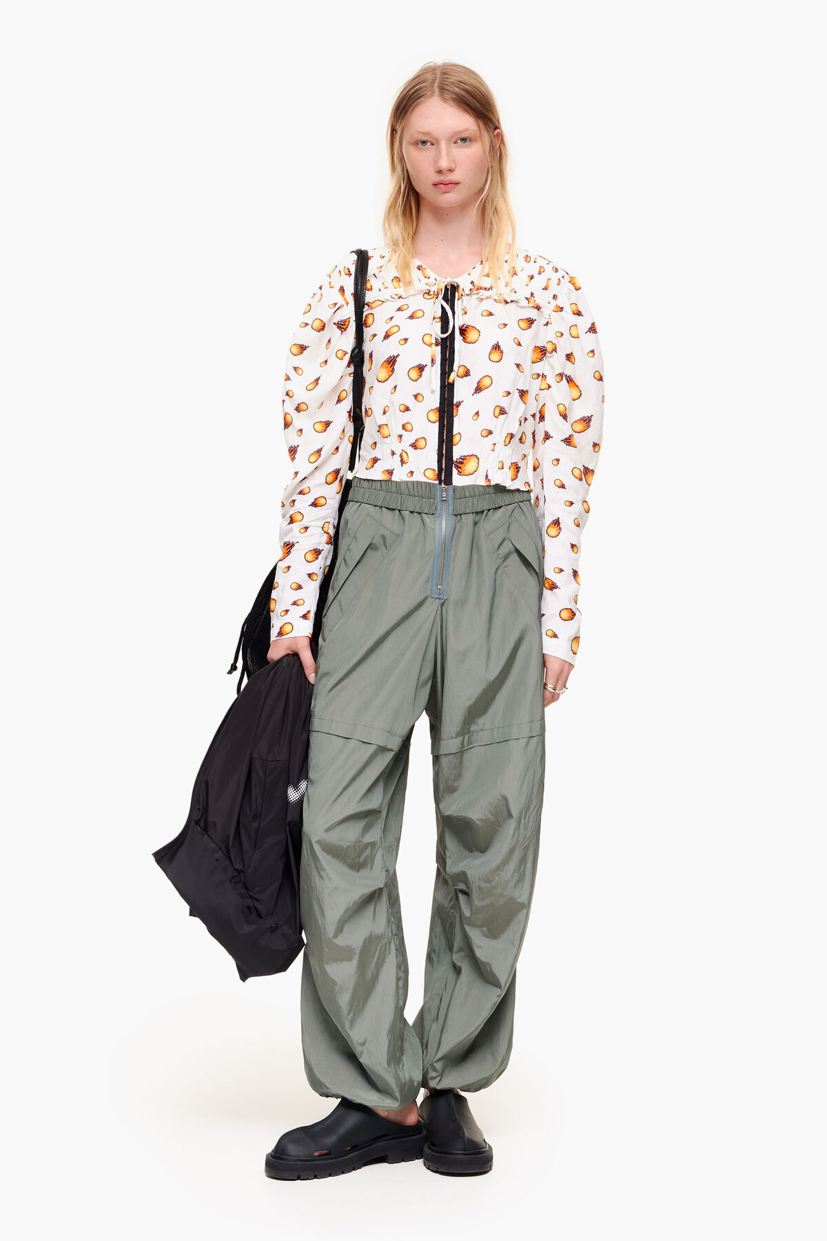 Blusa corta Fire marfil