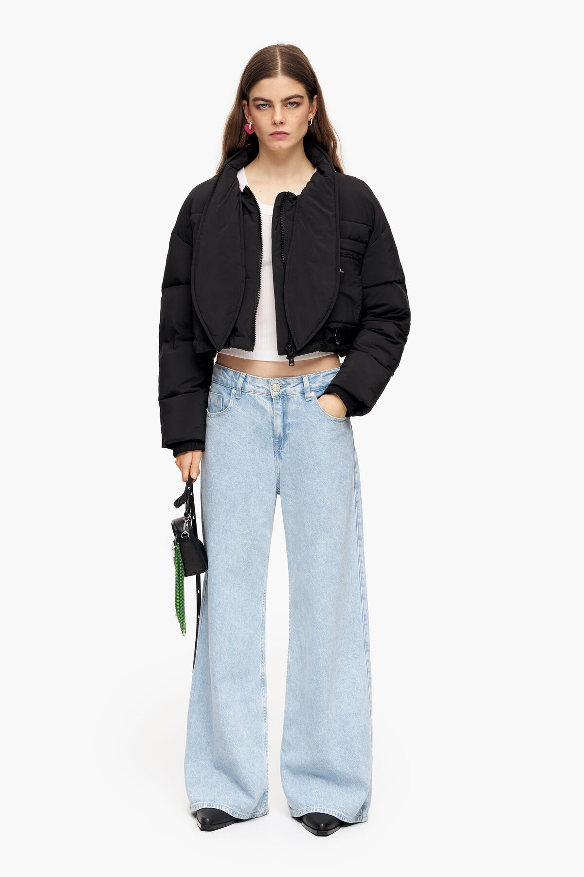 WIDE LEG - Vaquero ancho azul