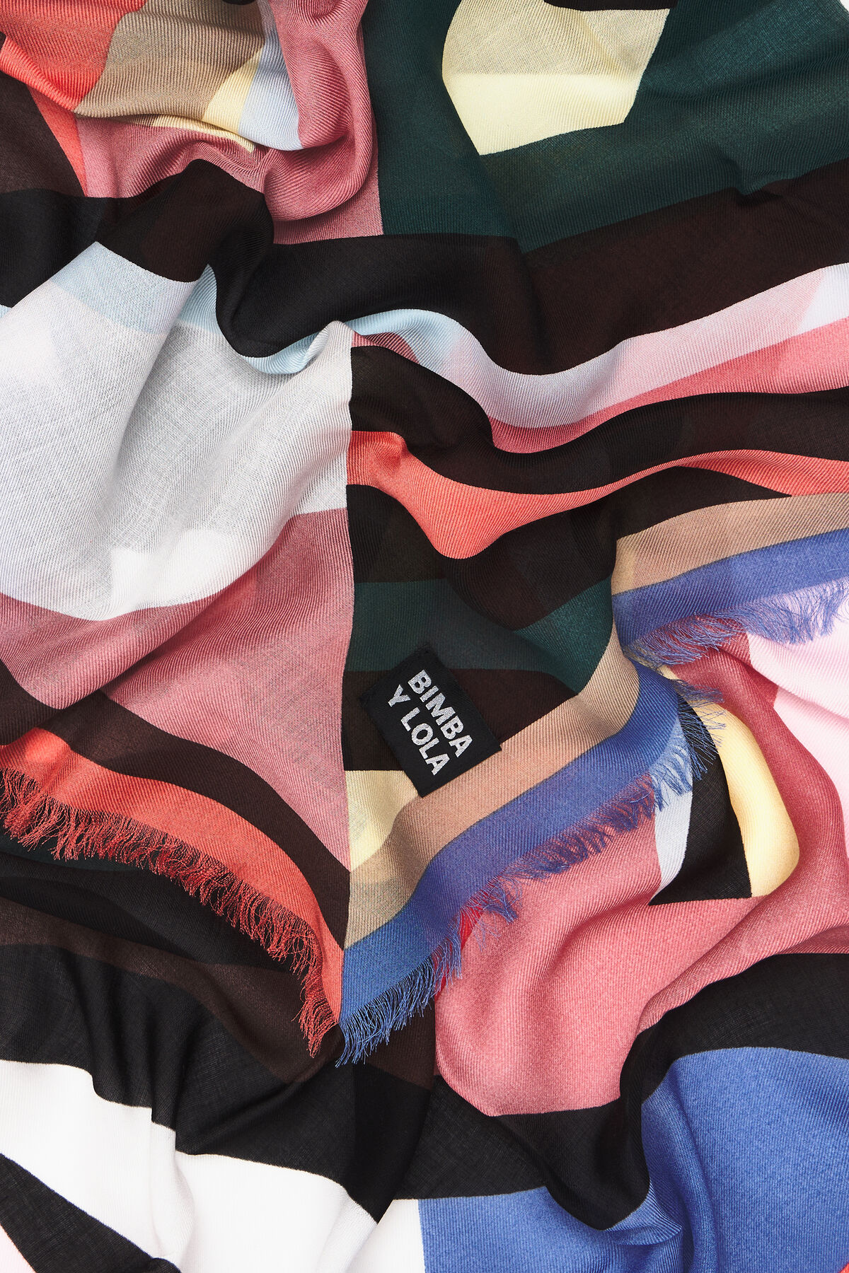 Chal logo geométrico coral